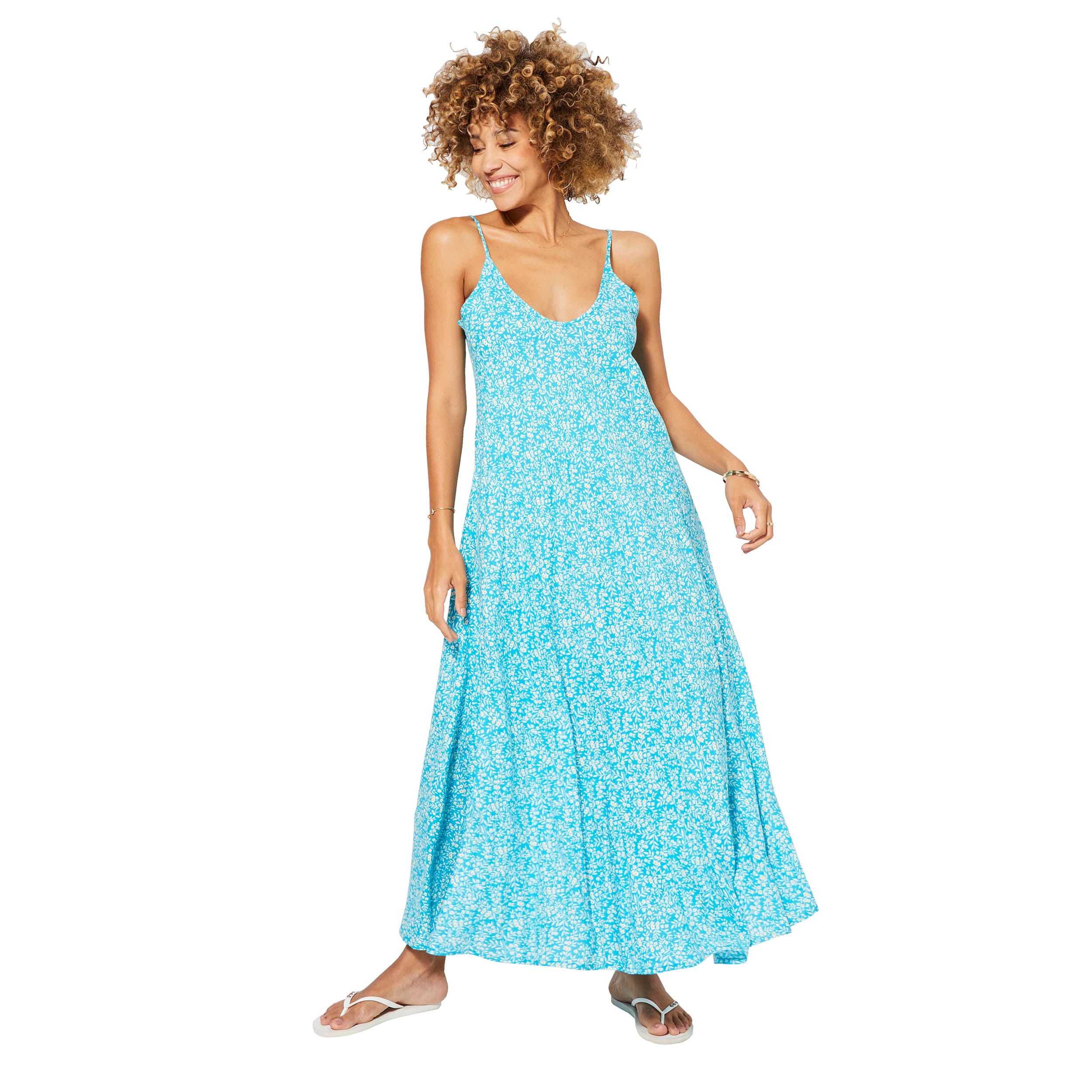 Robe été longue sans manches Przemo - 100% viscose - Akoustik Online