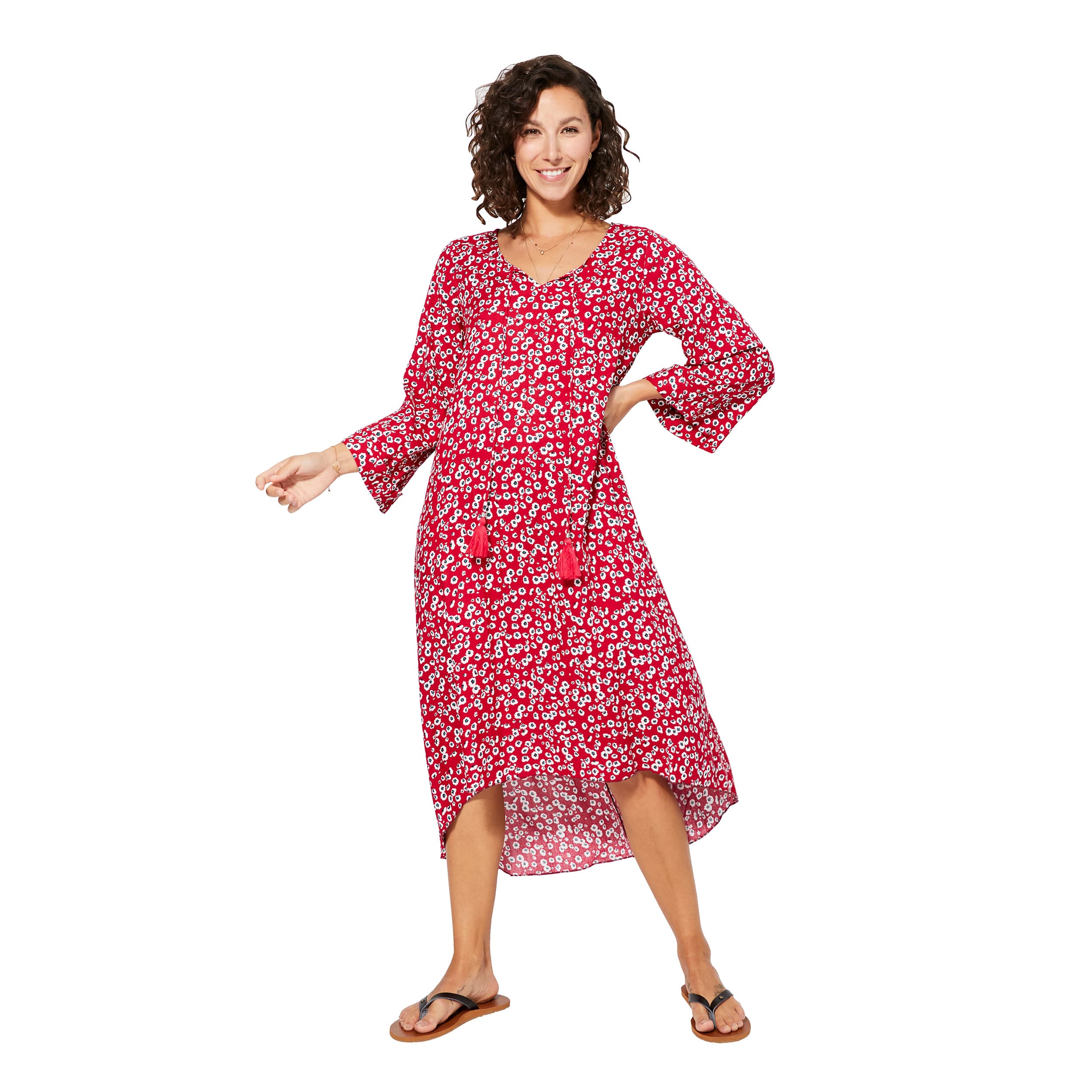 Robe été asymétrique manches 3/4 Firmin - Akoustik Online
