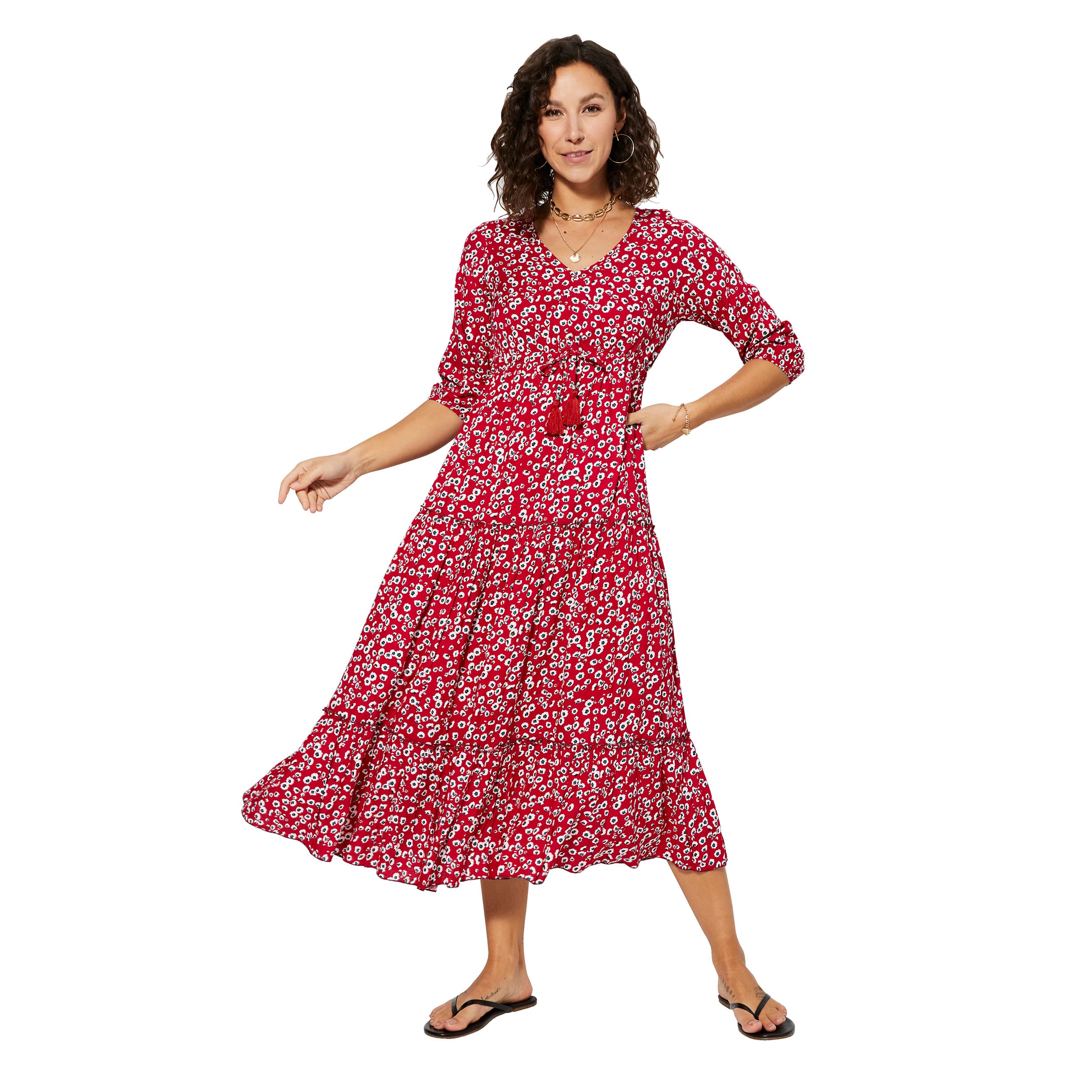 Robe été mi-longue manches 3/4 Arisztid - Akoustik Online