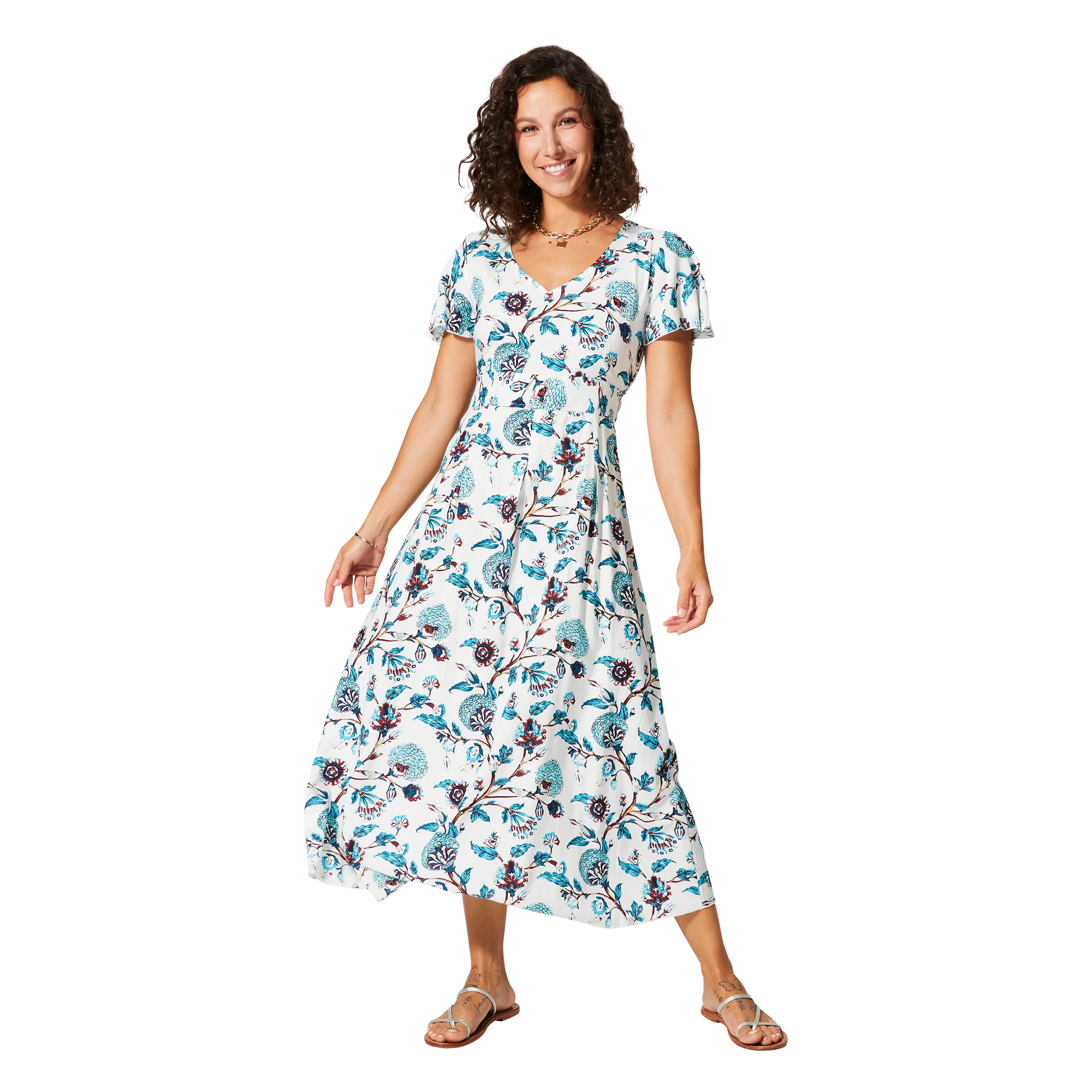 Robe été longue manches courtes Horatia - Akoustik Online
