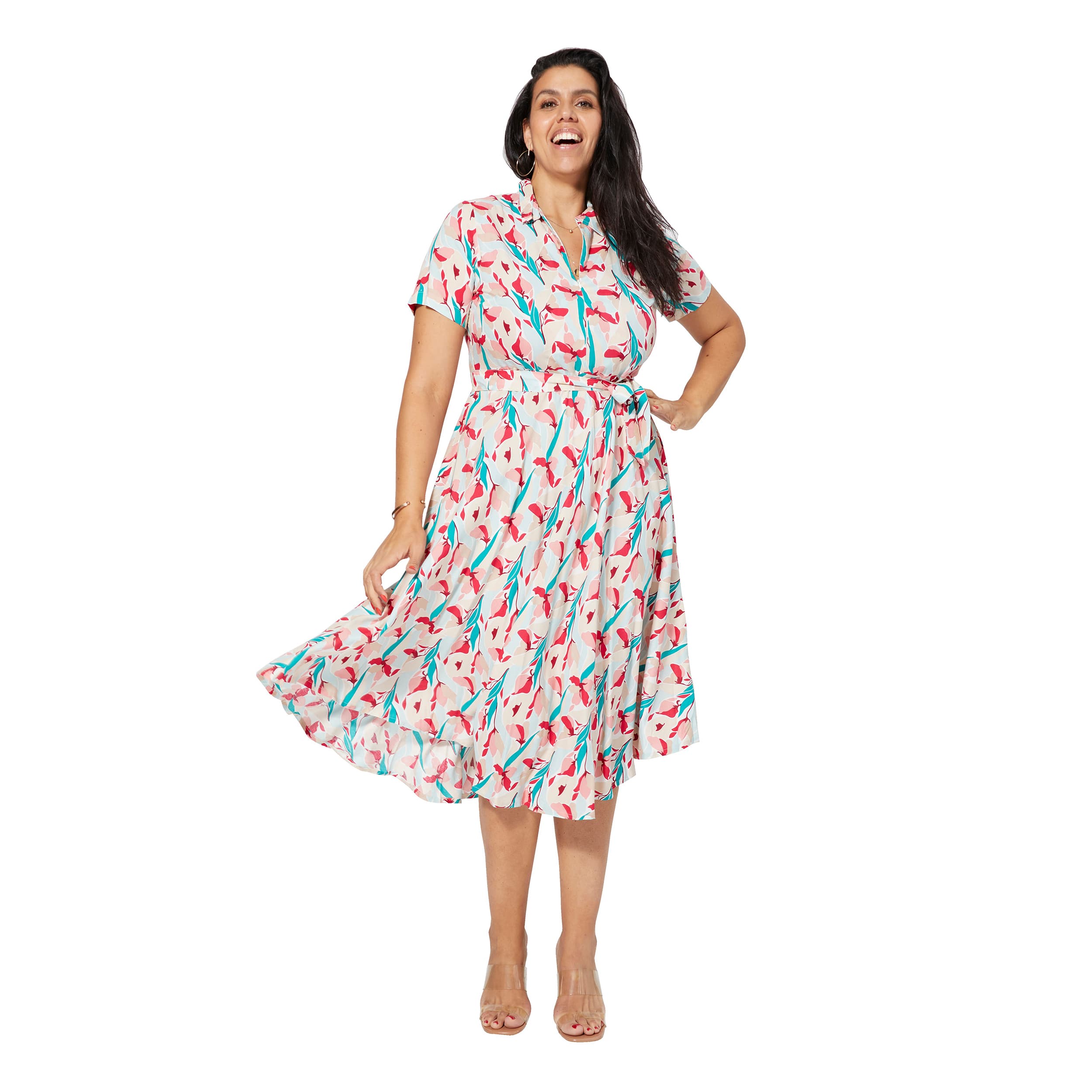 Robe été mi-longue manches courtes Ofelia - Akoustik Online