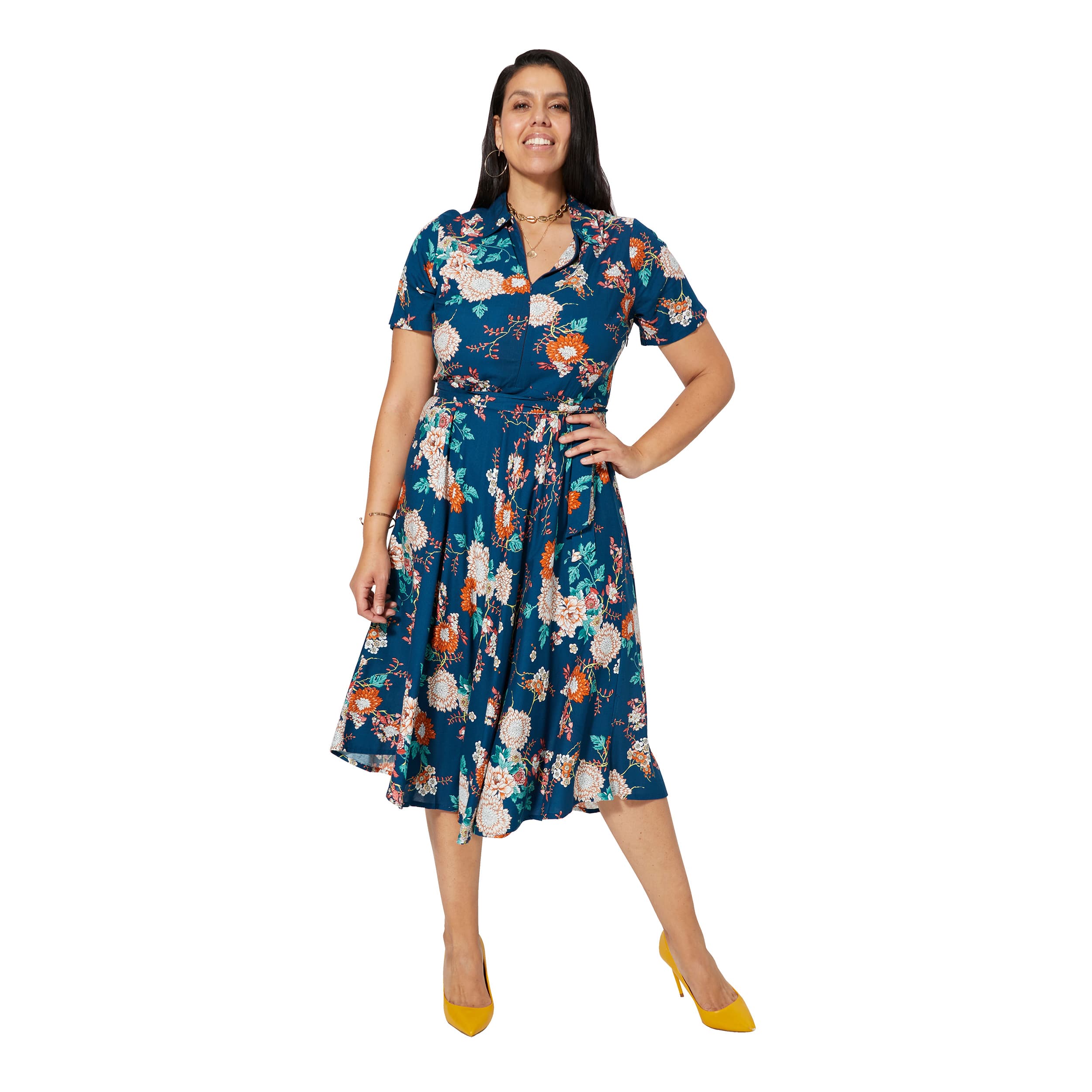 Robe été mi-longue manches courtes Petro - Akoustik Online