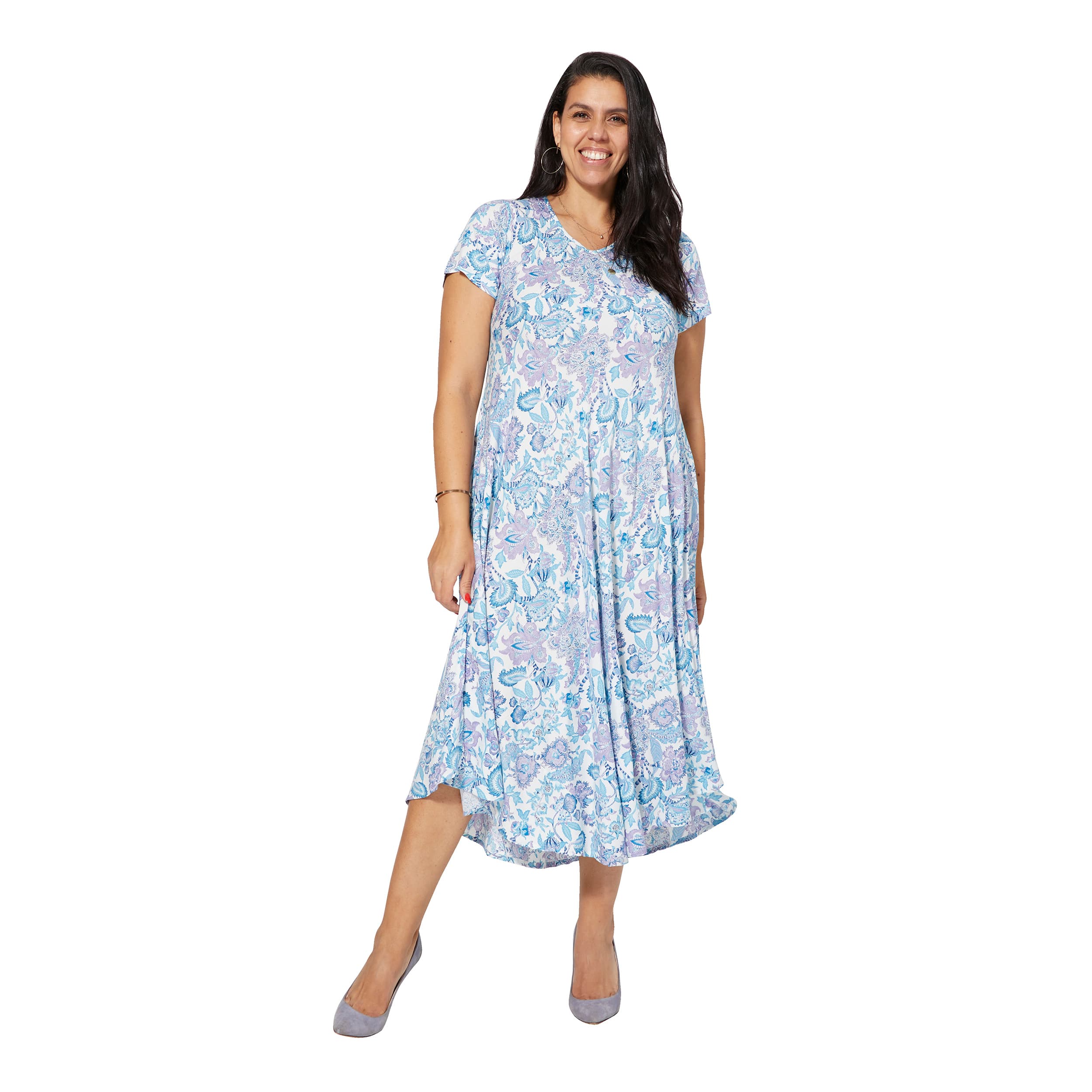 Robe été mi-longue manches courtes Siarl - Akoustik Online