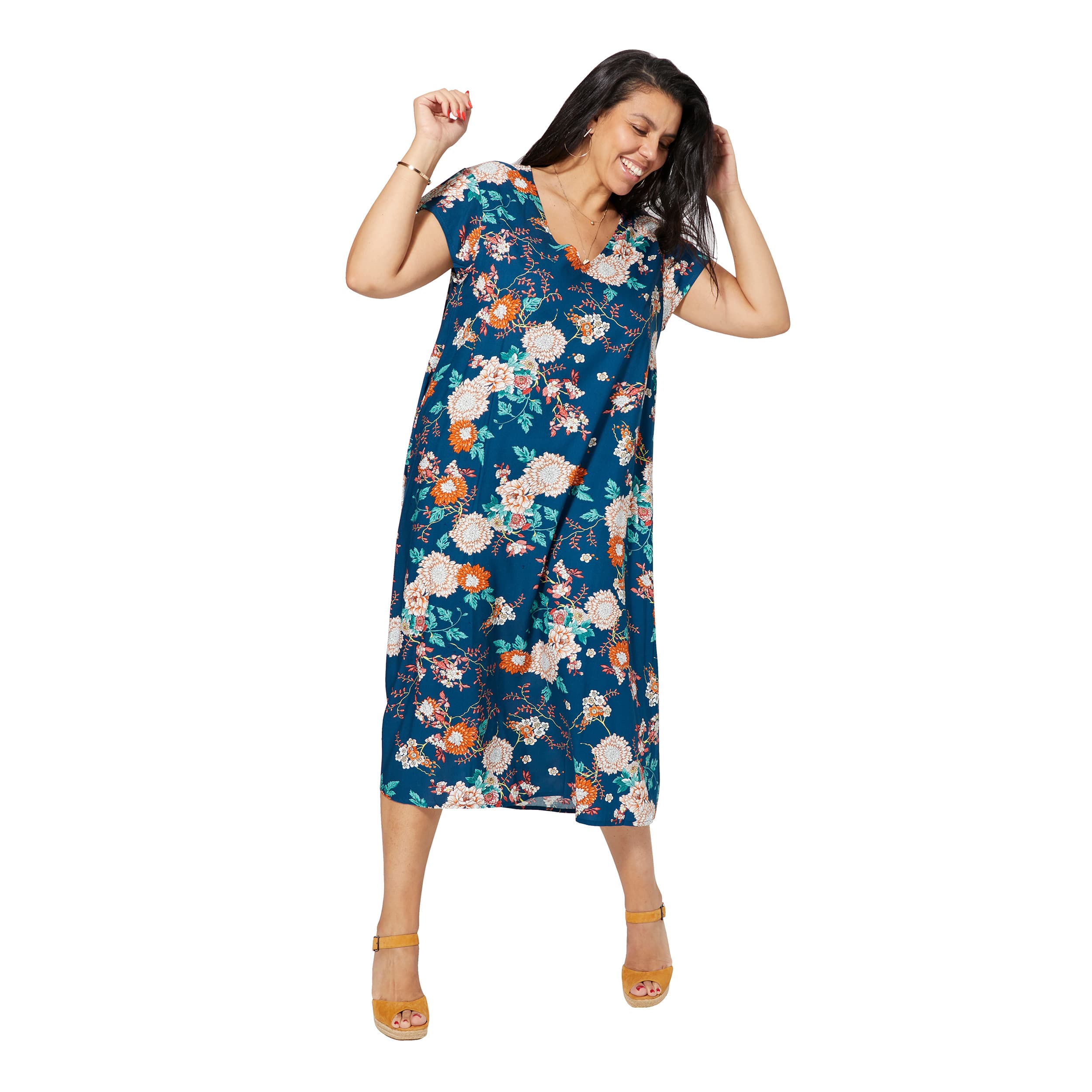 Robe été mi-longue manches courtes Ludo - Akoustik Online