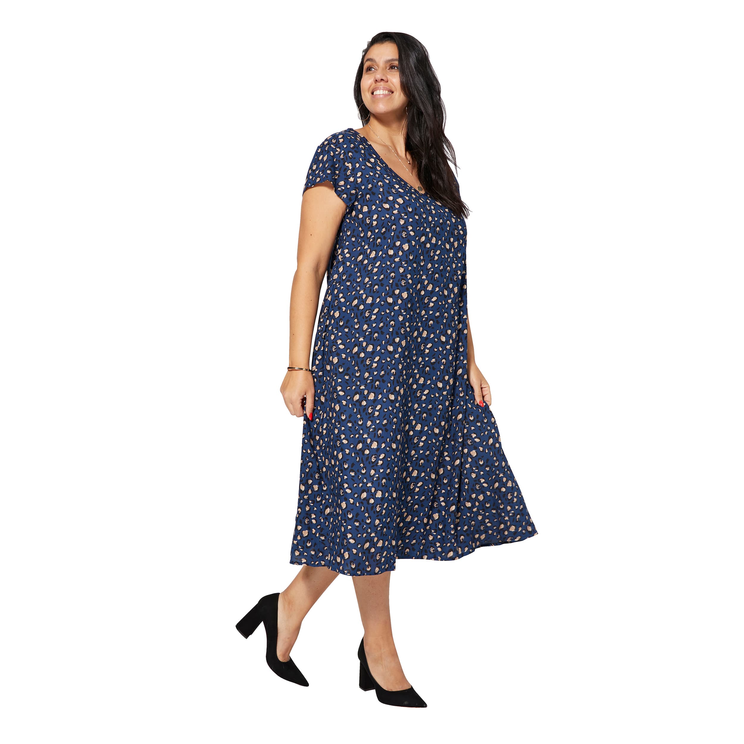 Robe été mi-longue manches courtes Myra - Akoustik Online