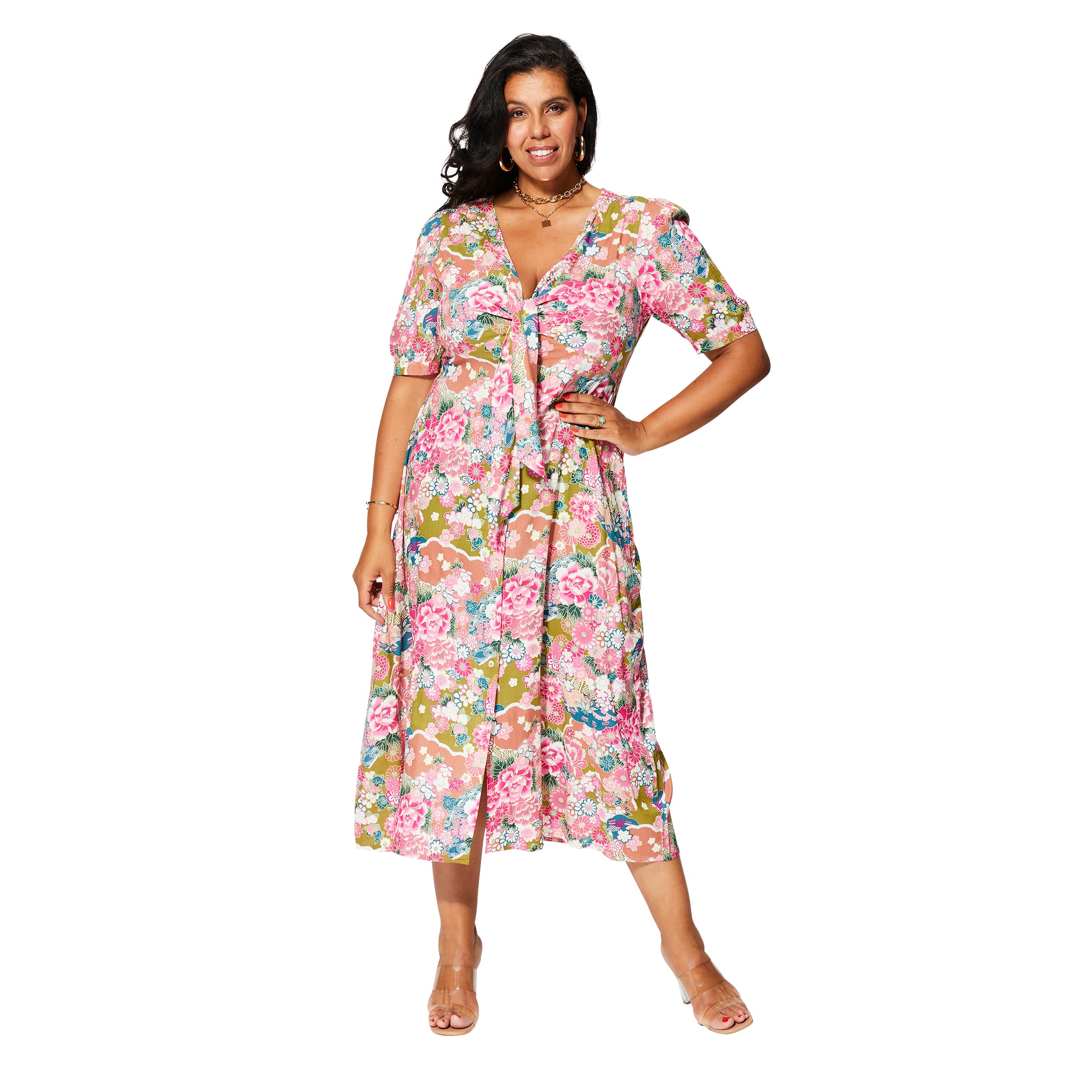 Robe été longue manches courtes Miruna - Akoustik Online