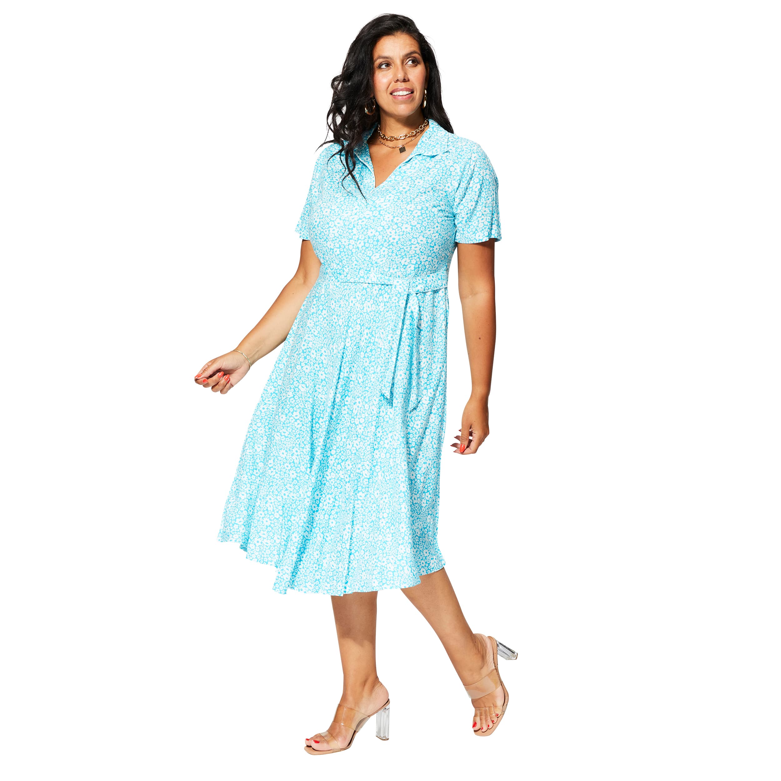 Robe été mi-longue manches courtes Raza - Akoustik Online