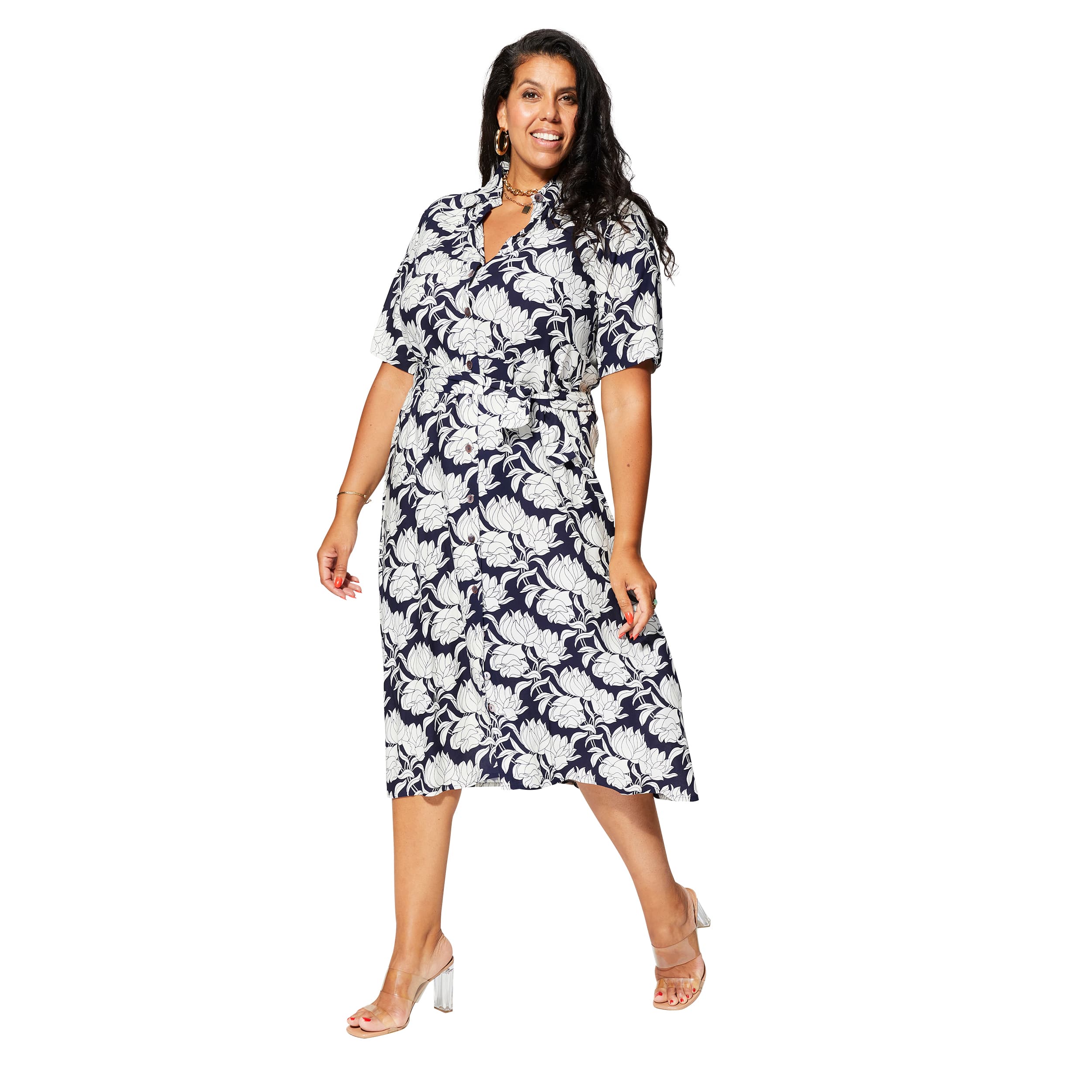 Robe été mi-longue manches courtes Yin - Akoustik Online