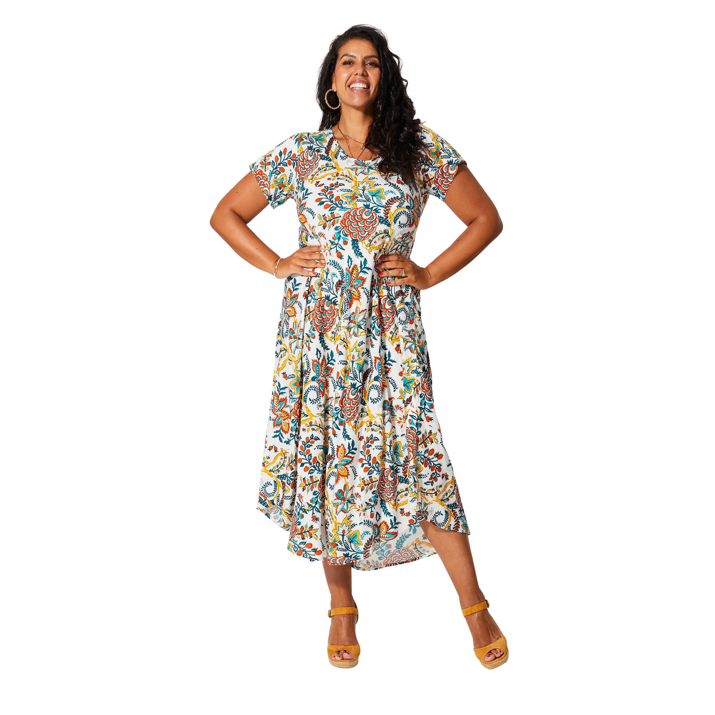 Robe été mi-longue manches courtes Javaid - Akoustik Online