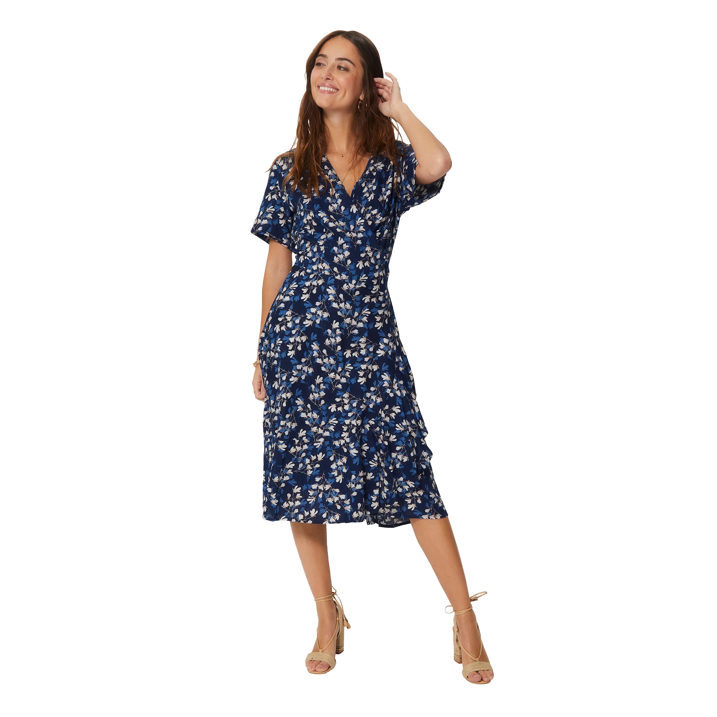 Robe été mi-longue manches courtes Leonor - Akoustik Online