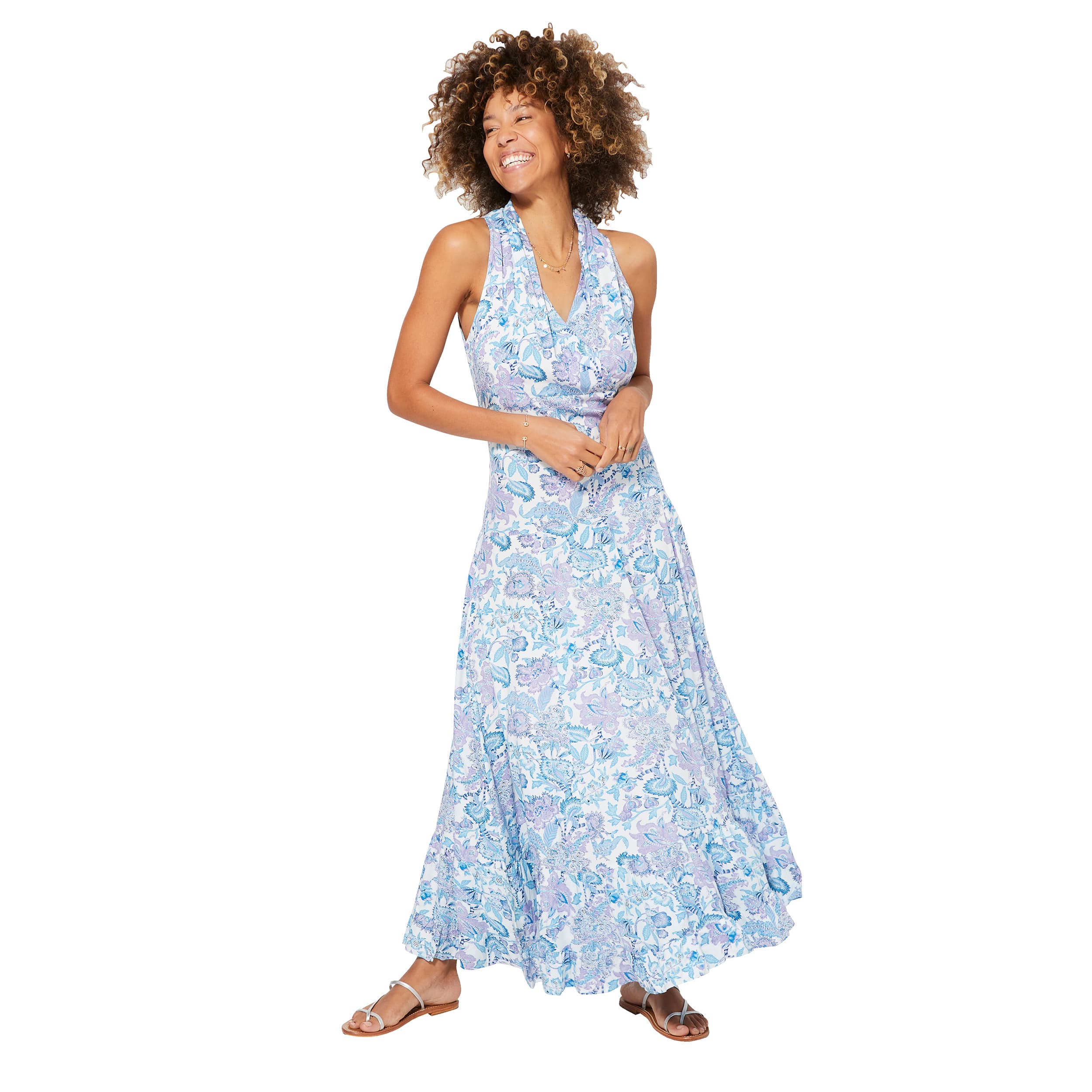 Robe été longue sans manches Aleksandro - Akoustik Online