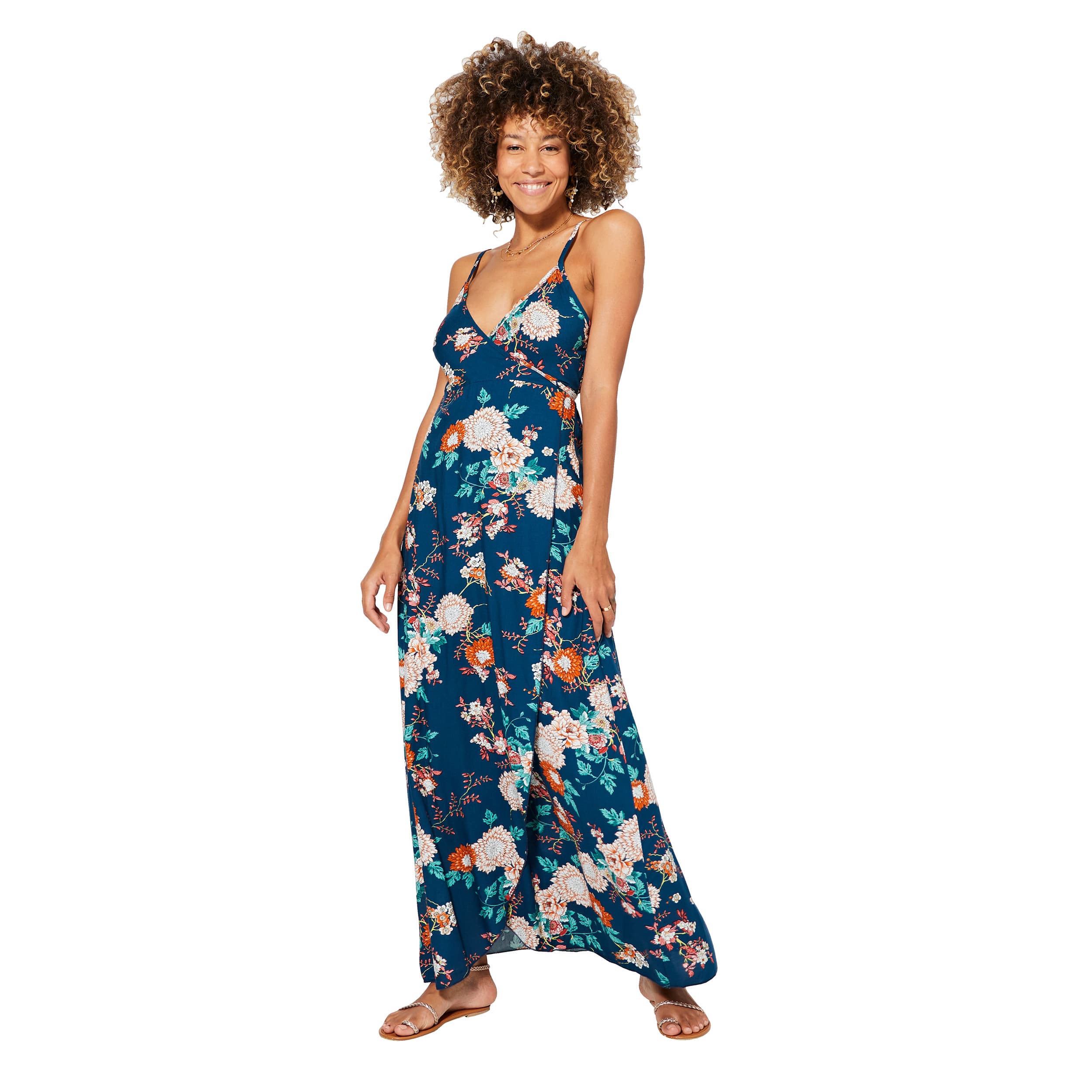 Robe été longue sans manches Alexandria - Akoustik Online