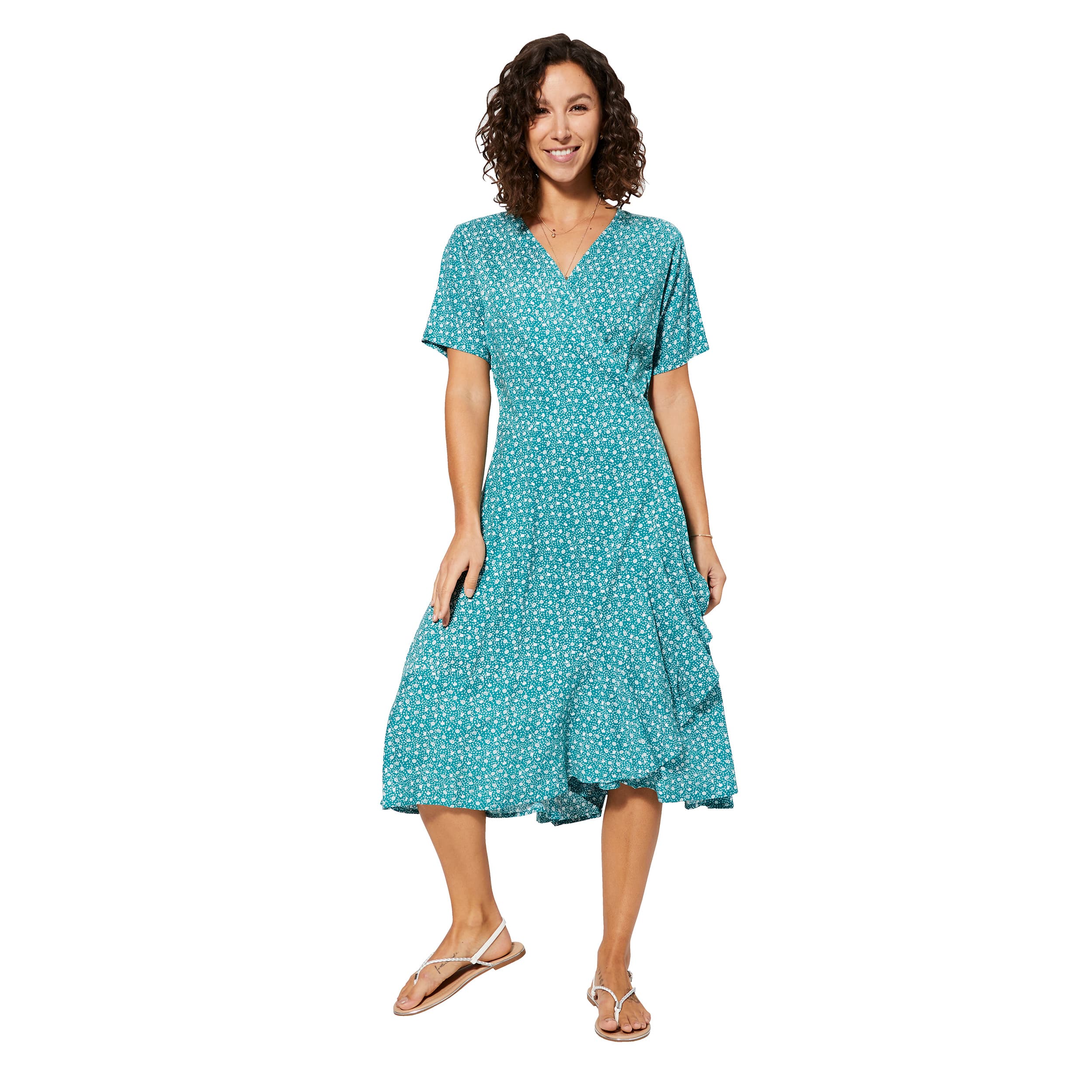Robe été mi-longue manches courtes Gervase - Akoustik Online