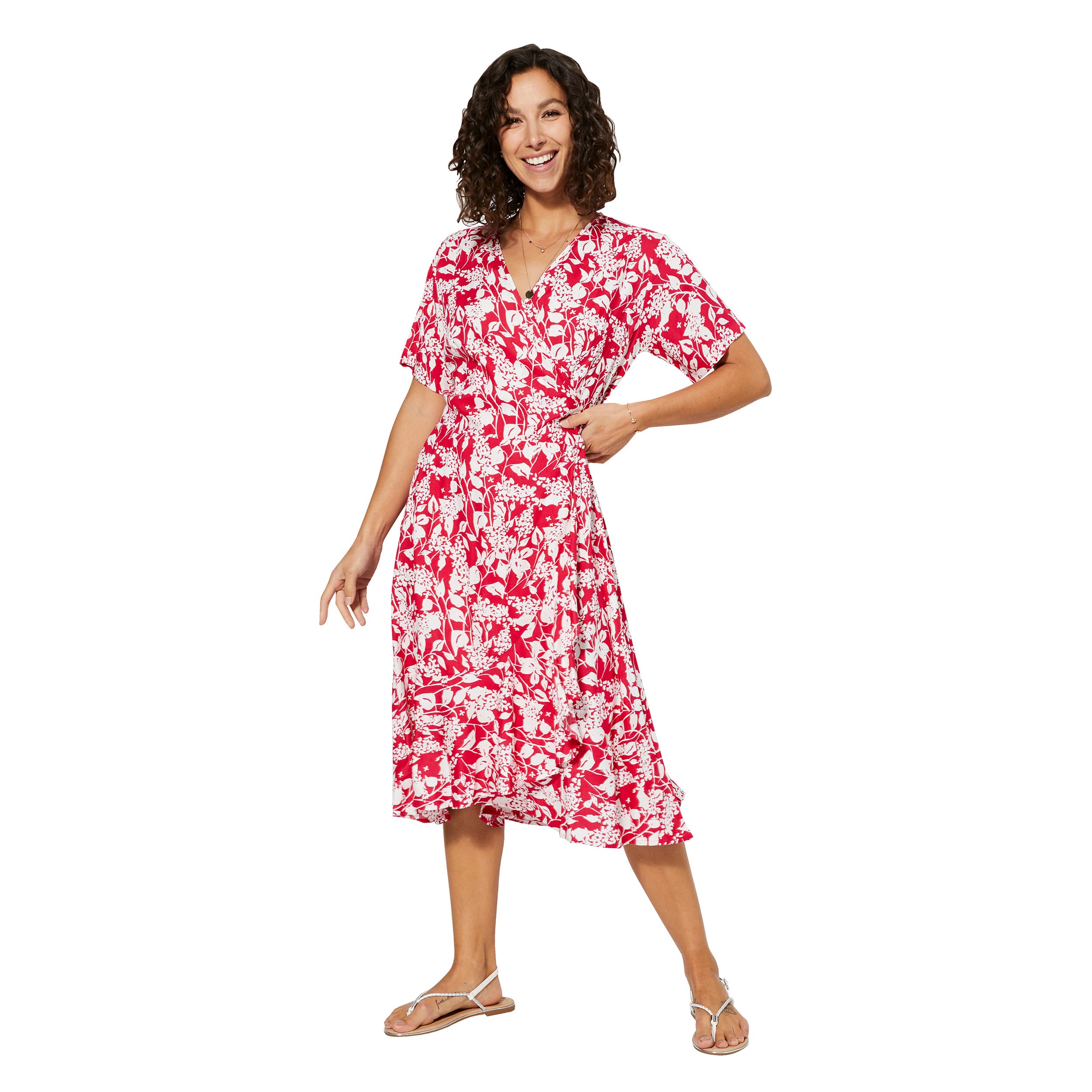 Robe été mi-longue manches courtes Leone - Akoustik Online