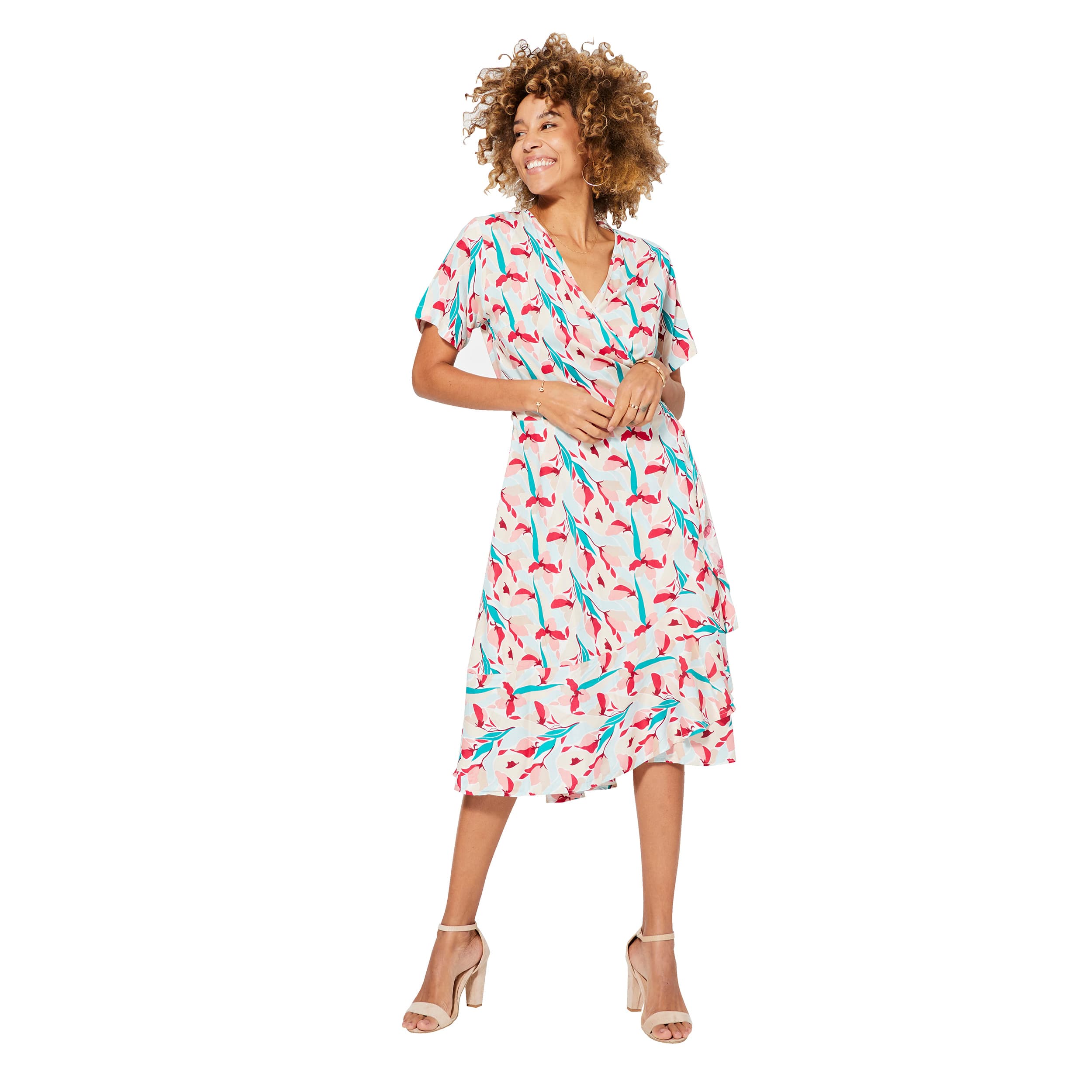 Robe été mi-longue manches courtes Alfhild - Akoustik Online