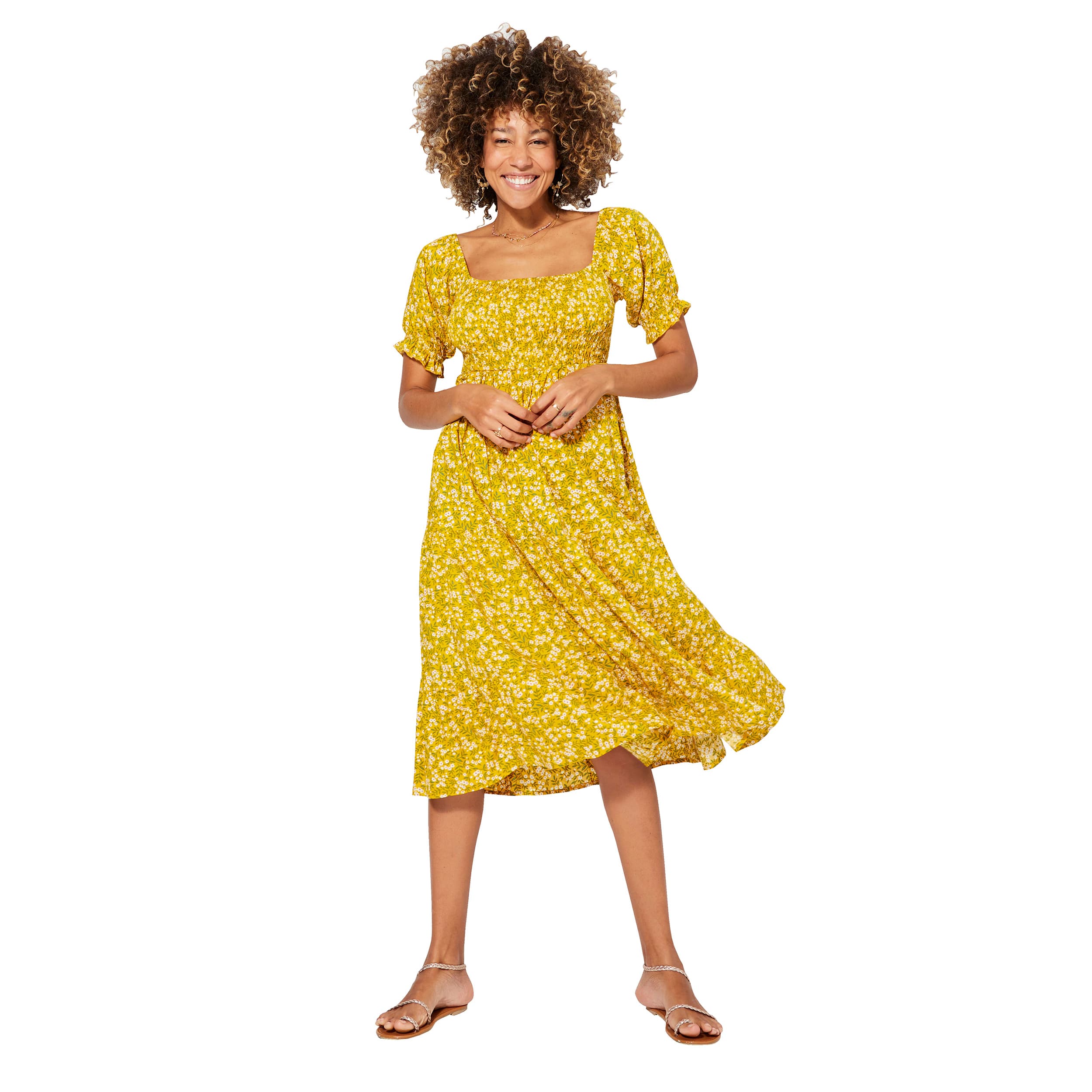 Robe été mi-longue manches courtes Aleit - Akoustik Online