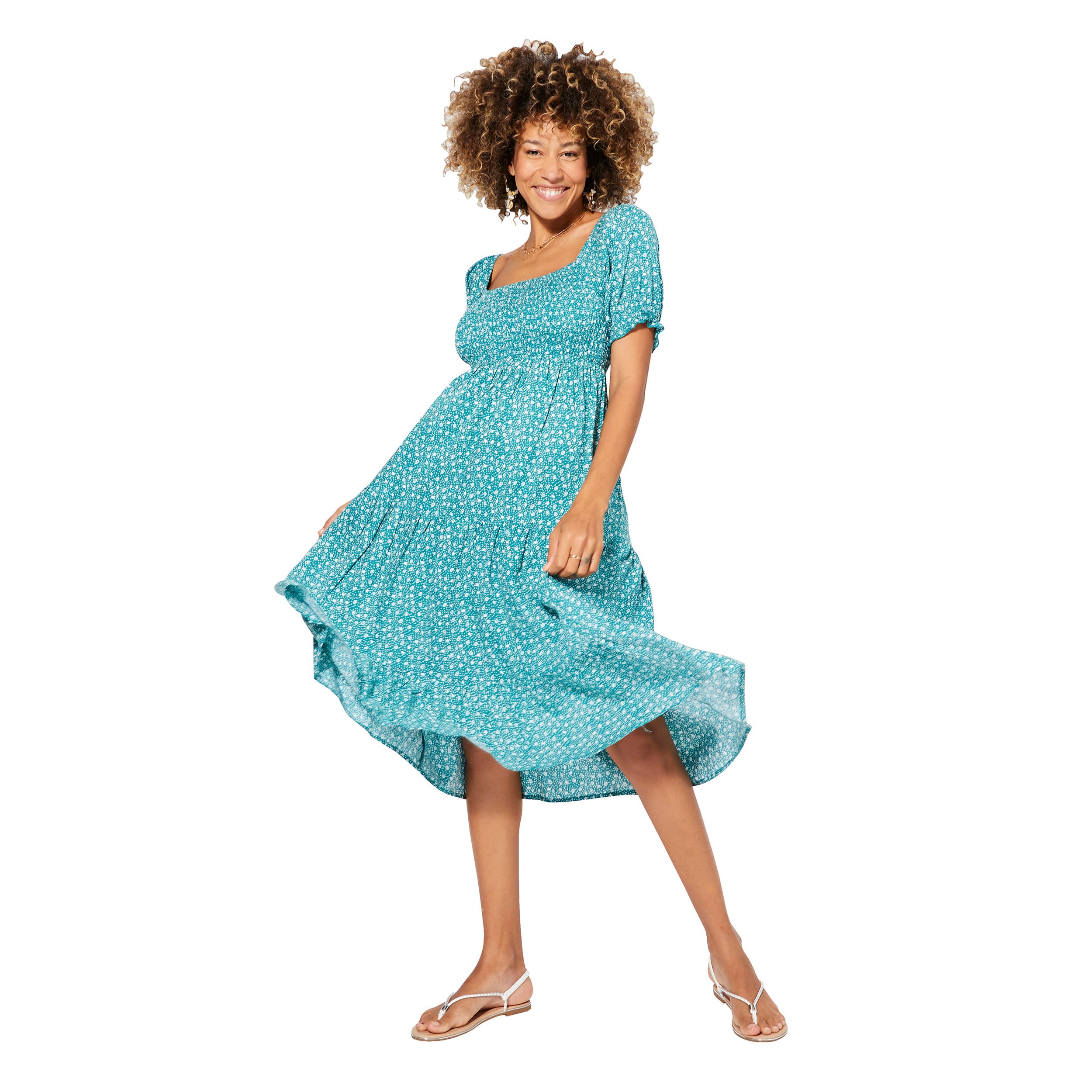 Robe été mi-longue manches courtes Ailbhe - Akoustik Online