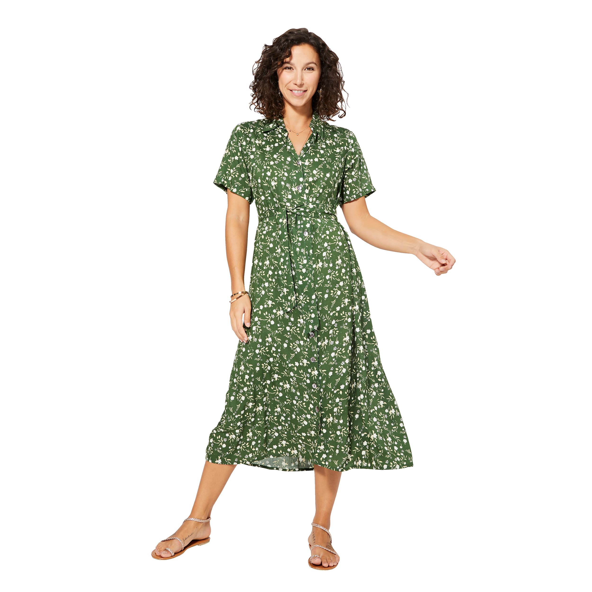 Robe été mi-longue manches courtes Gerasimos - Akoustik Online