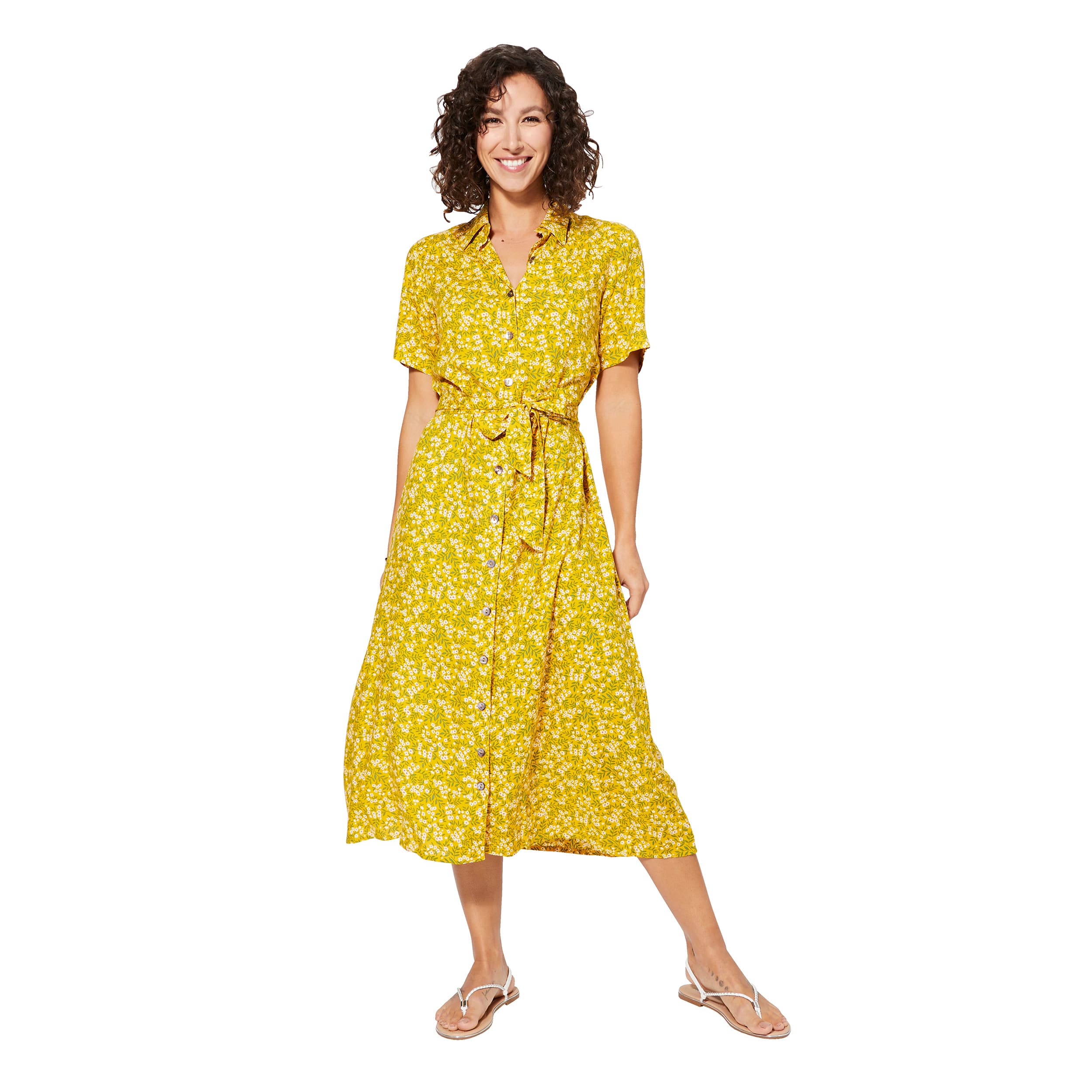 Robe été mi-longue manches courtes Jessica - Akoustik Online