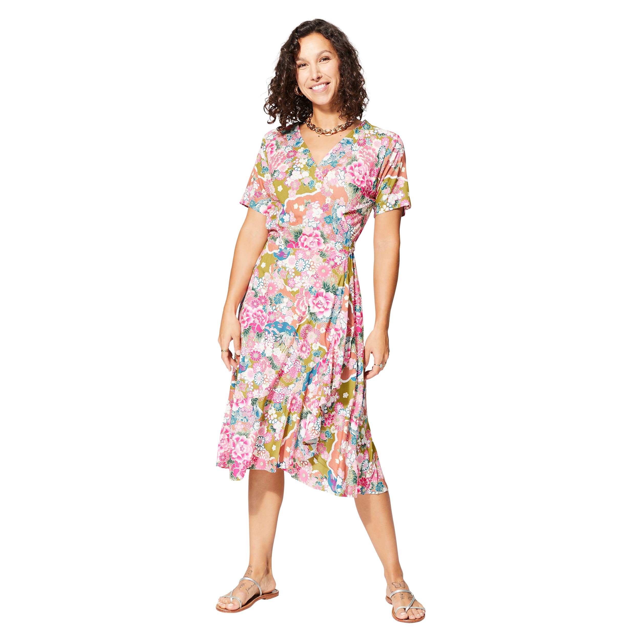 Robe été mi-longue manches courtes Corin - Akoustik Online
