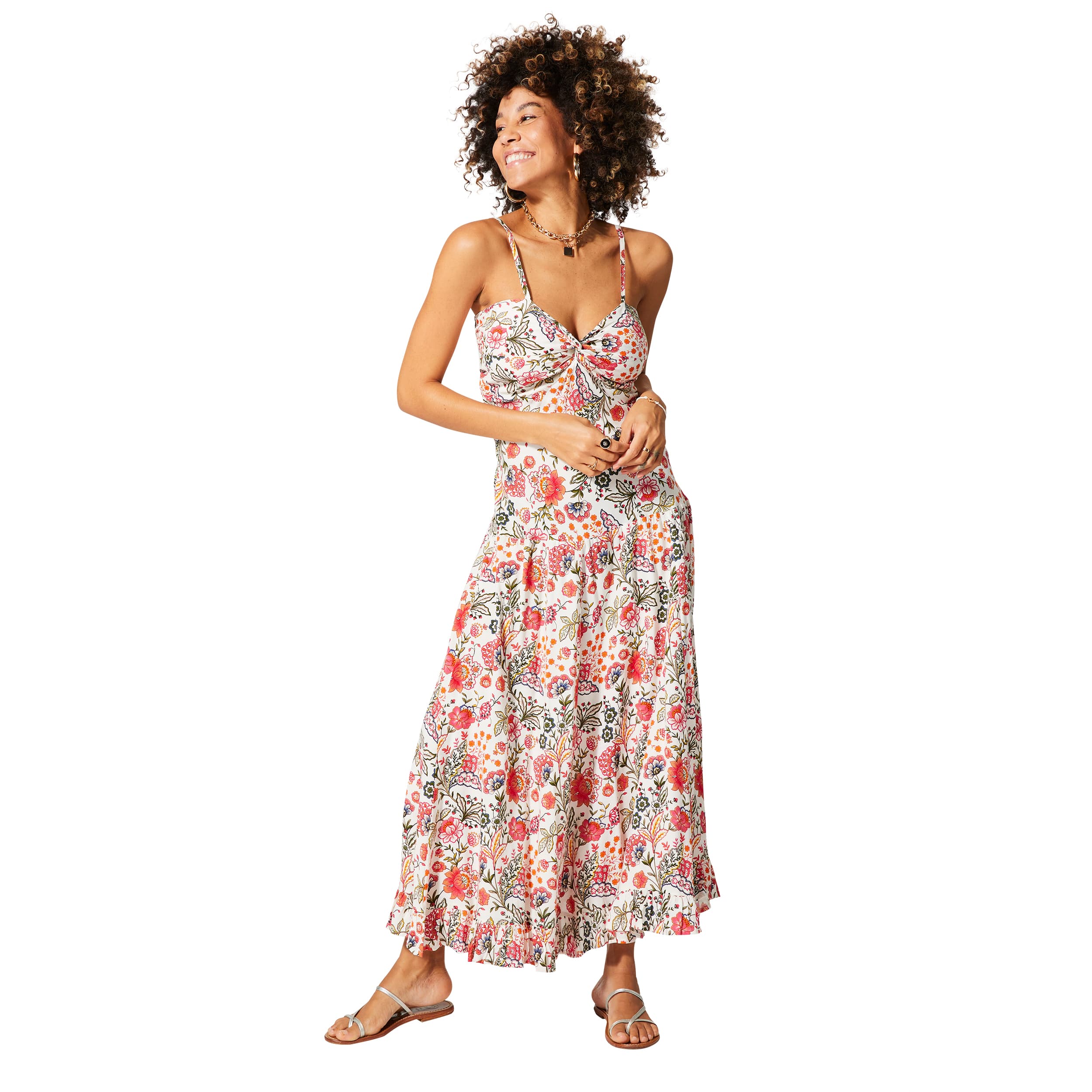 Robe été longue sans manches Oldrich - 100% viscose - Akoustik Online