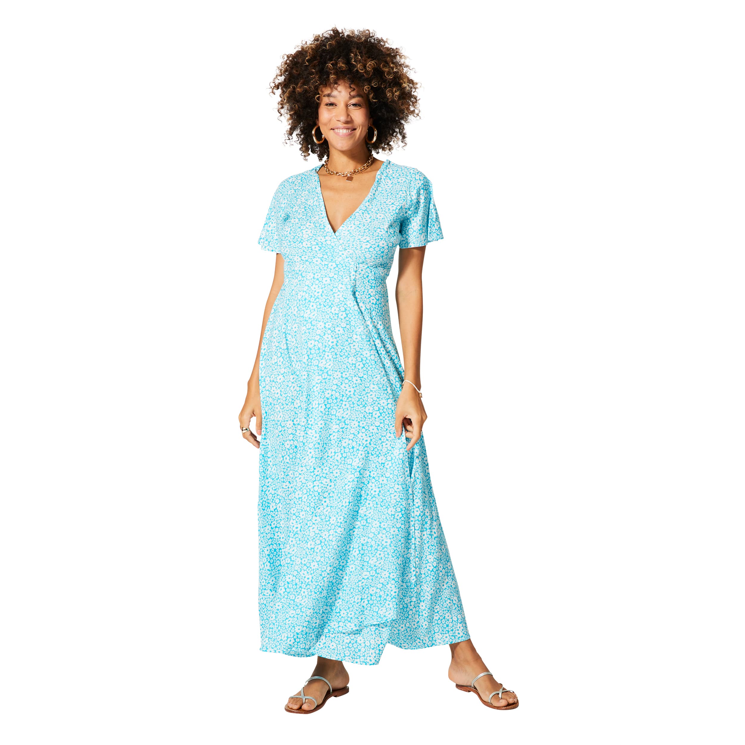 Robe été longue manches courtes Theresia - Akoustik Online