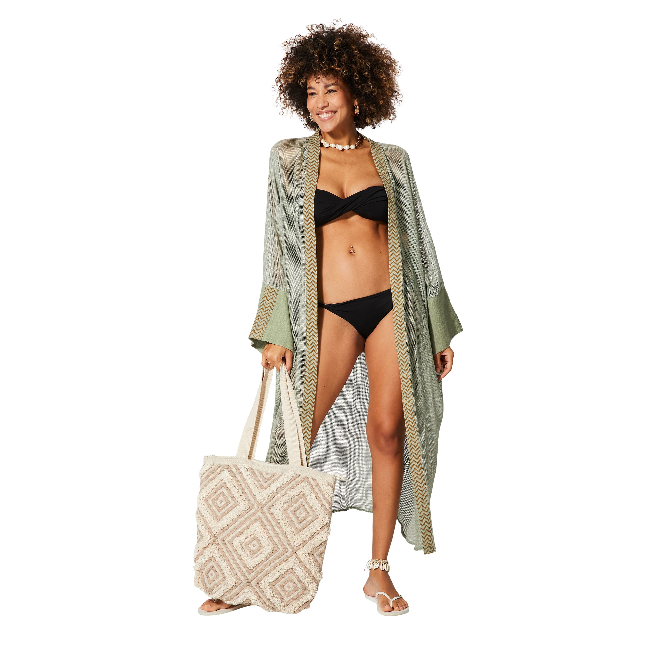 Kimono été long manches longues João - 100% coton - Akoustik Online