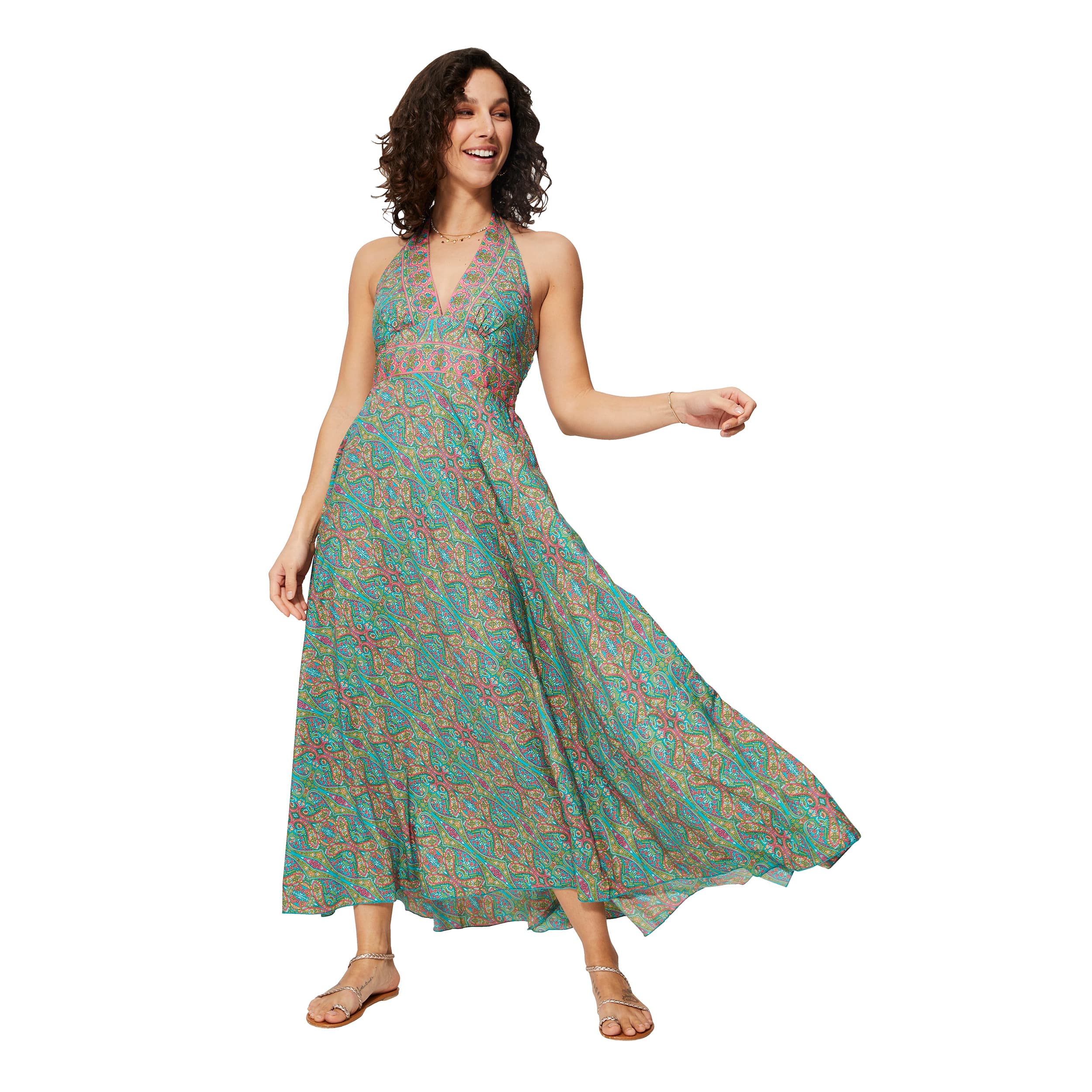 Robe été longue sans manches Ebrahim - Akoustik Online