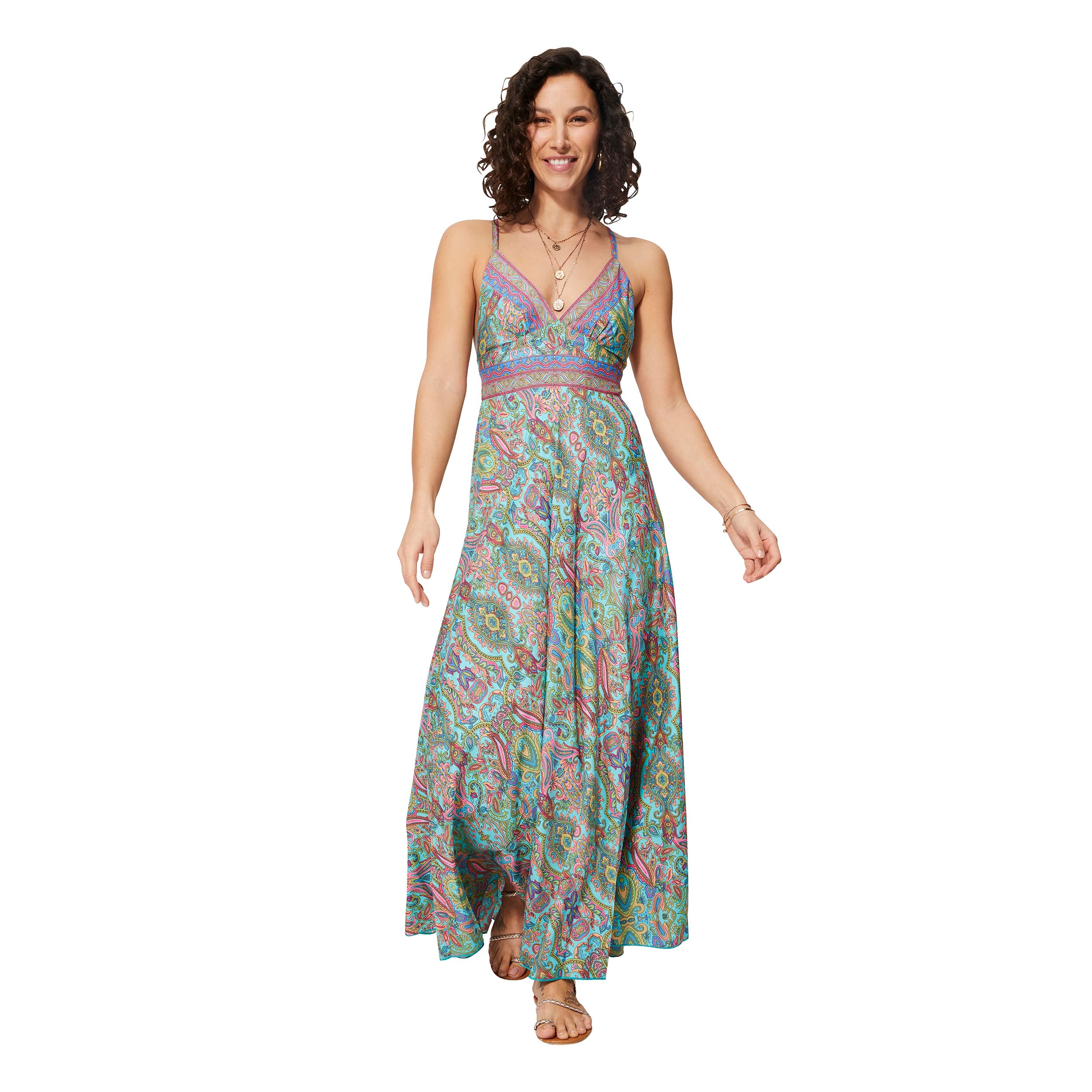 Robe été longue sans manches Adalbert - Akoustik Online