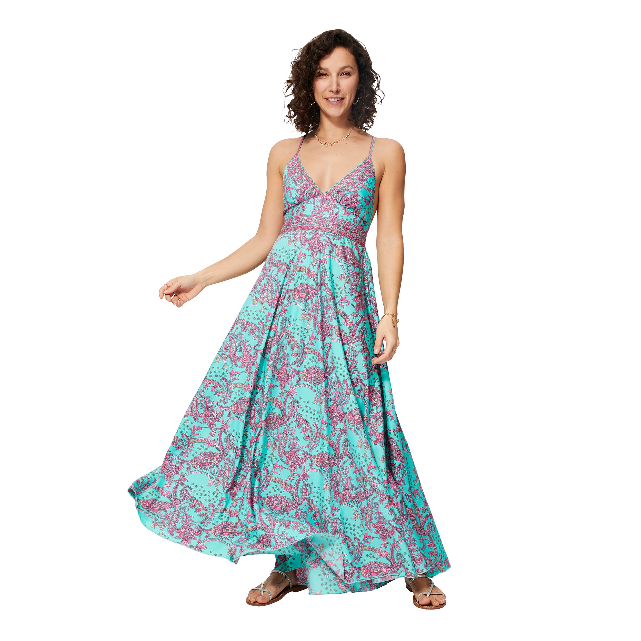 Robe été longue sans manches Savanna - Akoustik Online