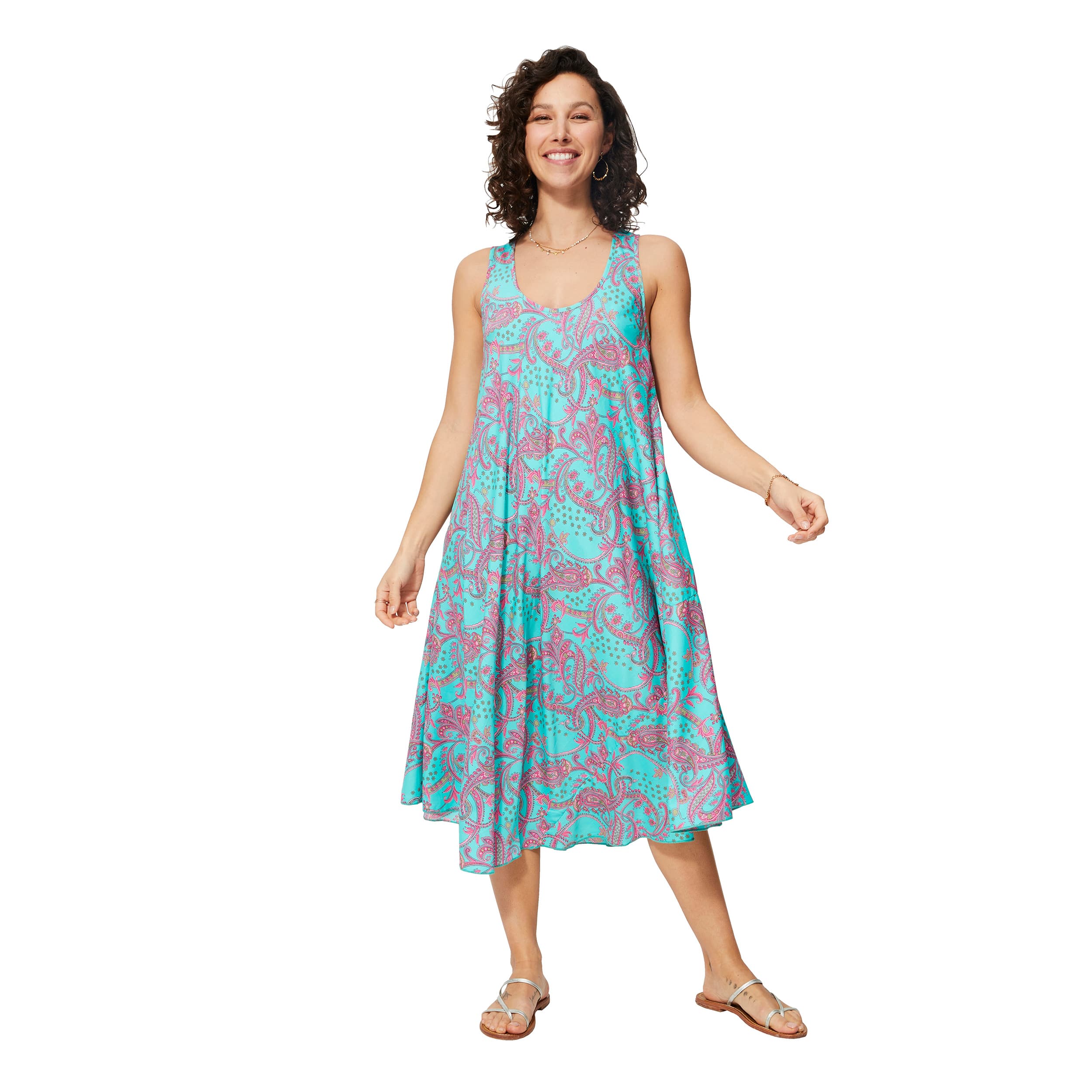 Robe été mi-longue sans manches Hella - Akoustik Online
