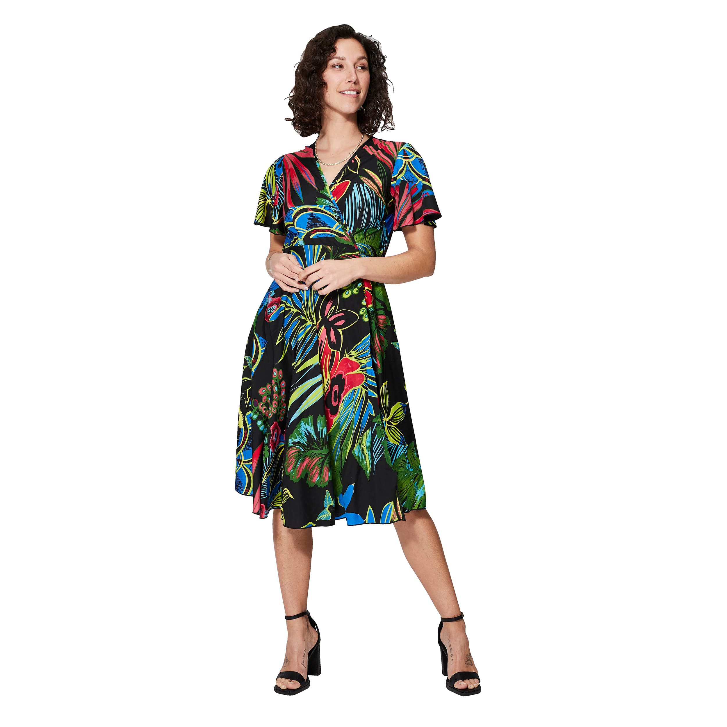 Robe été mi-longue manches courtes Cassian - Akoustik Online