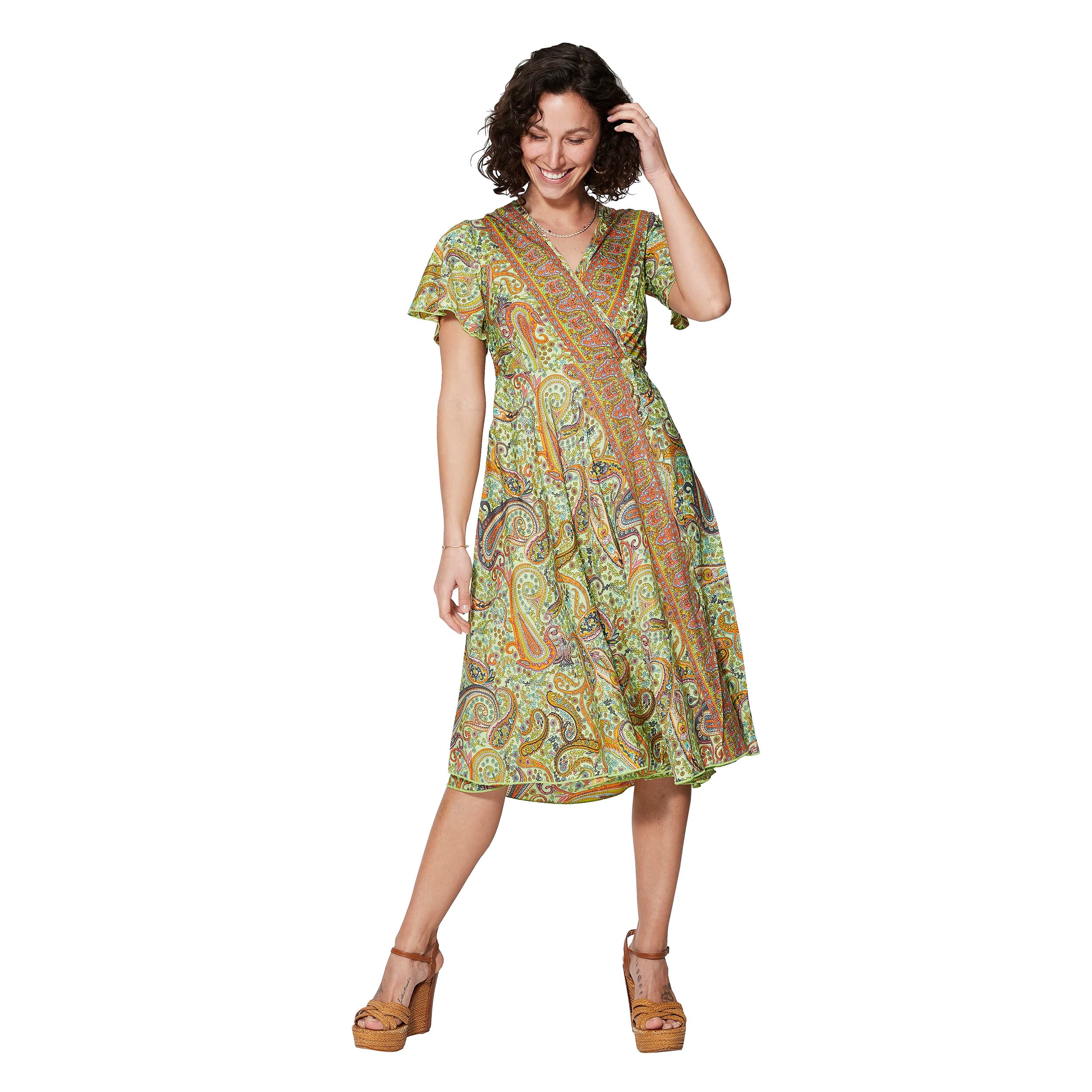 Robe été mi-longue manches courtes Eppina - Akoustik Online