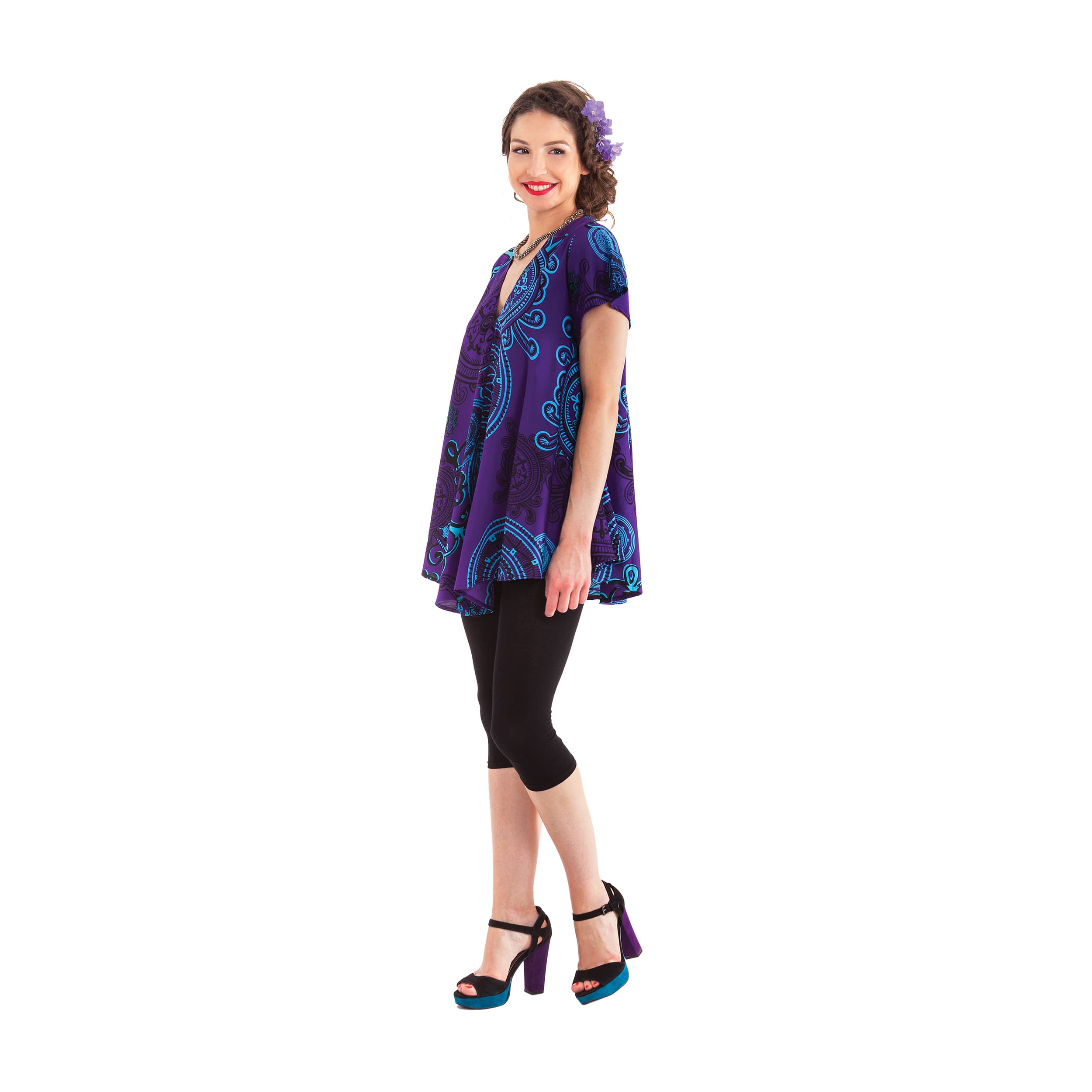 Tunique été Cepheus - 100% polyester - multicolore - Akoustik Online
