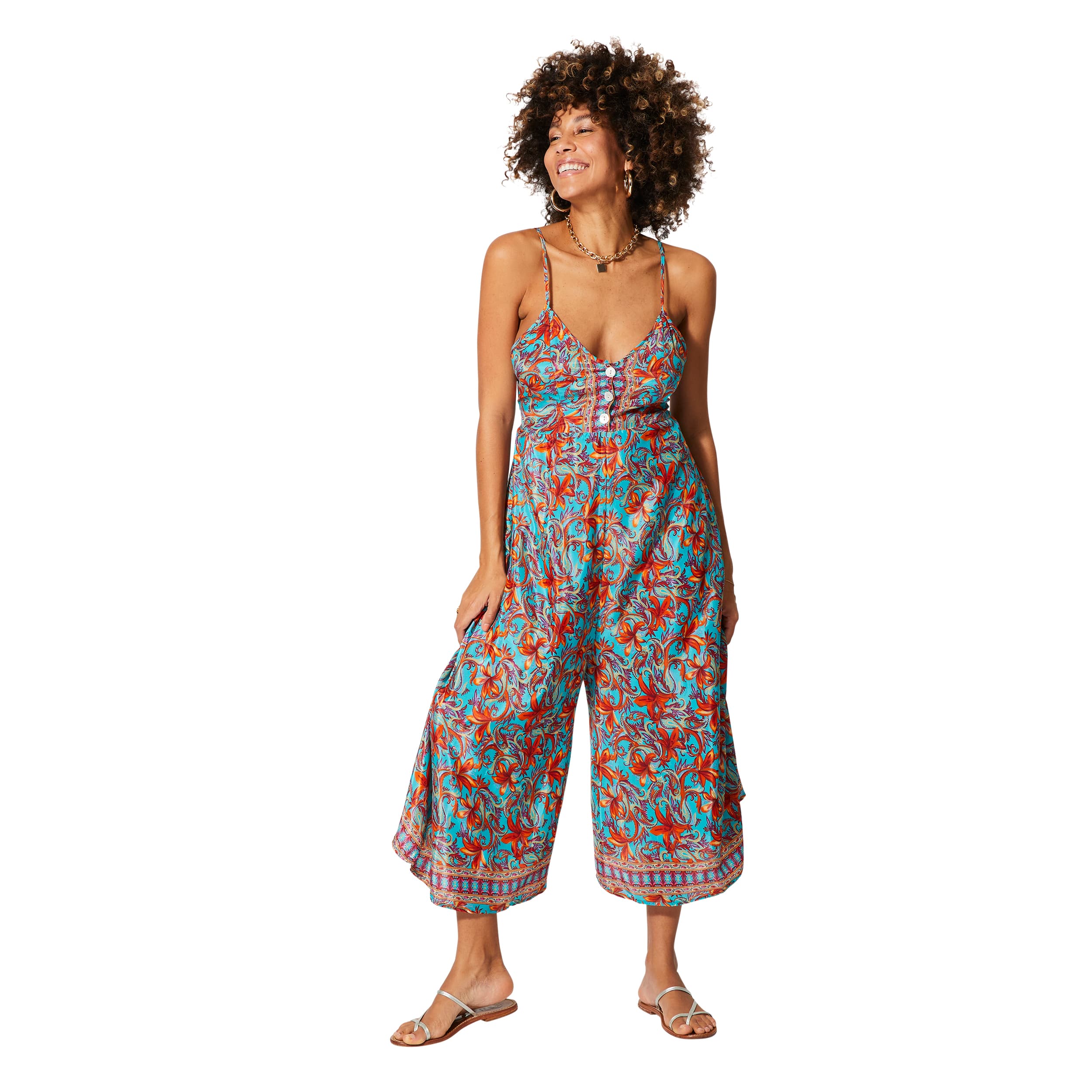 Combinaison été mi-longue Azariah - 100% polyester - Akoustik Online