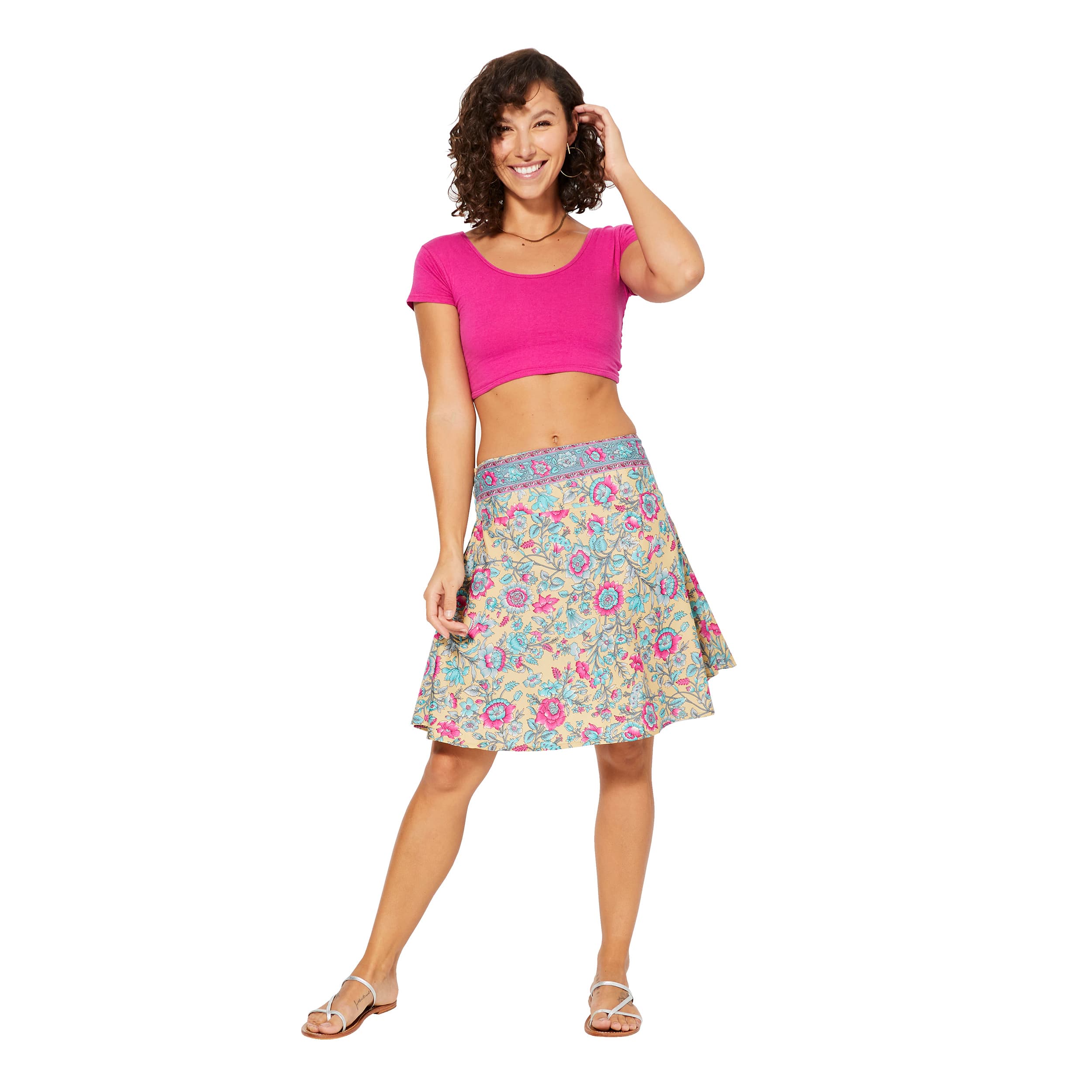 Jupe été courte Amardad - 100% polyester - Akoustik Online