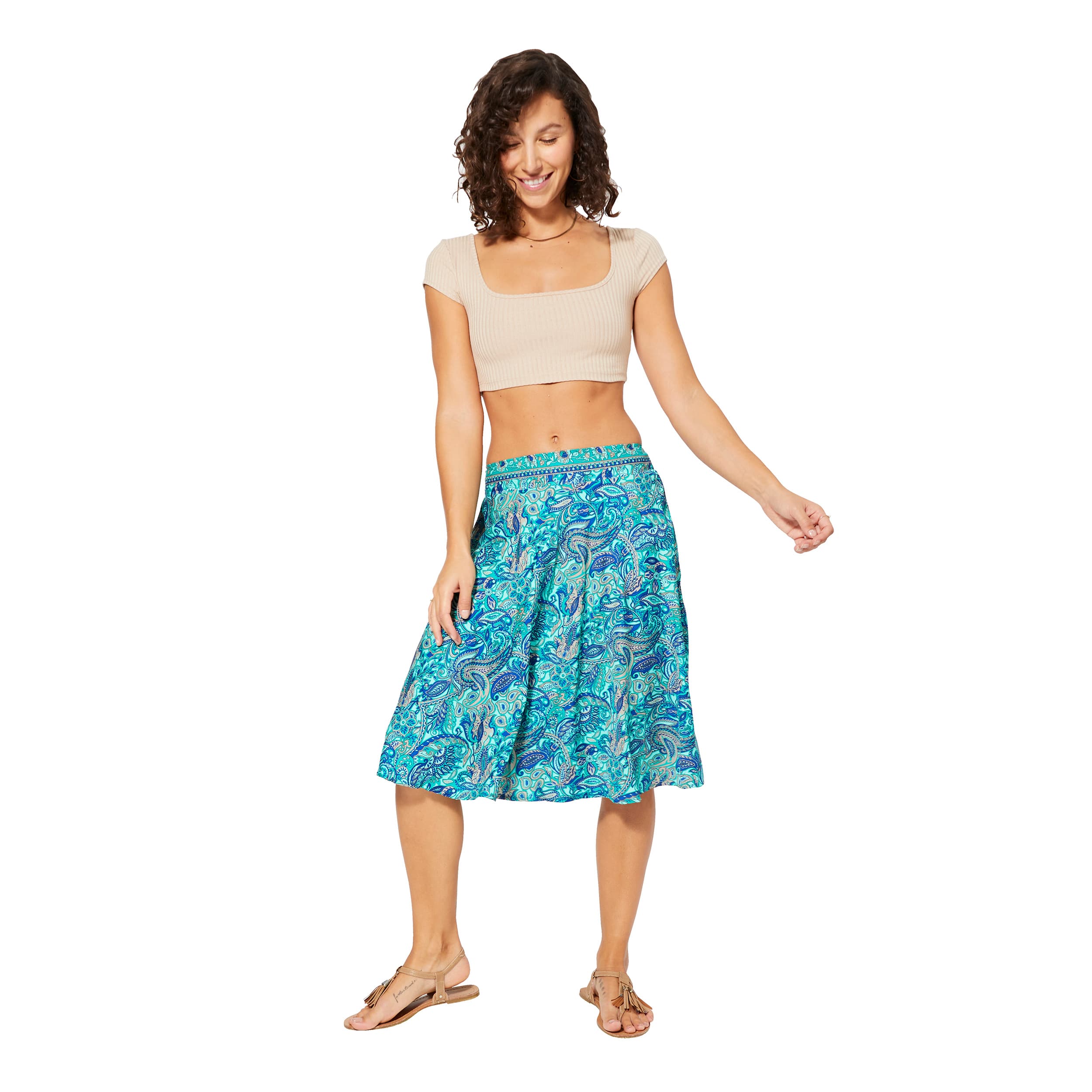 Jupe été courte Taliesin - 100% polyester - Akoustik Online