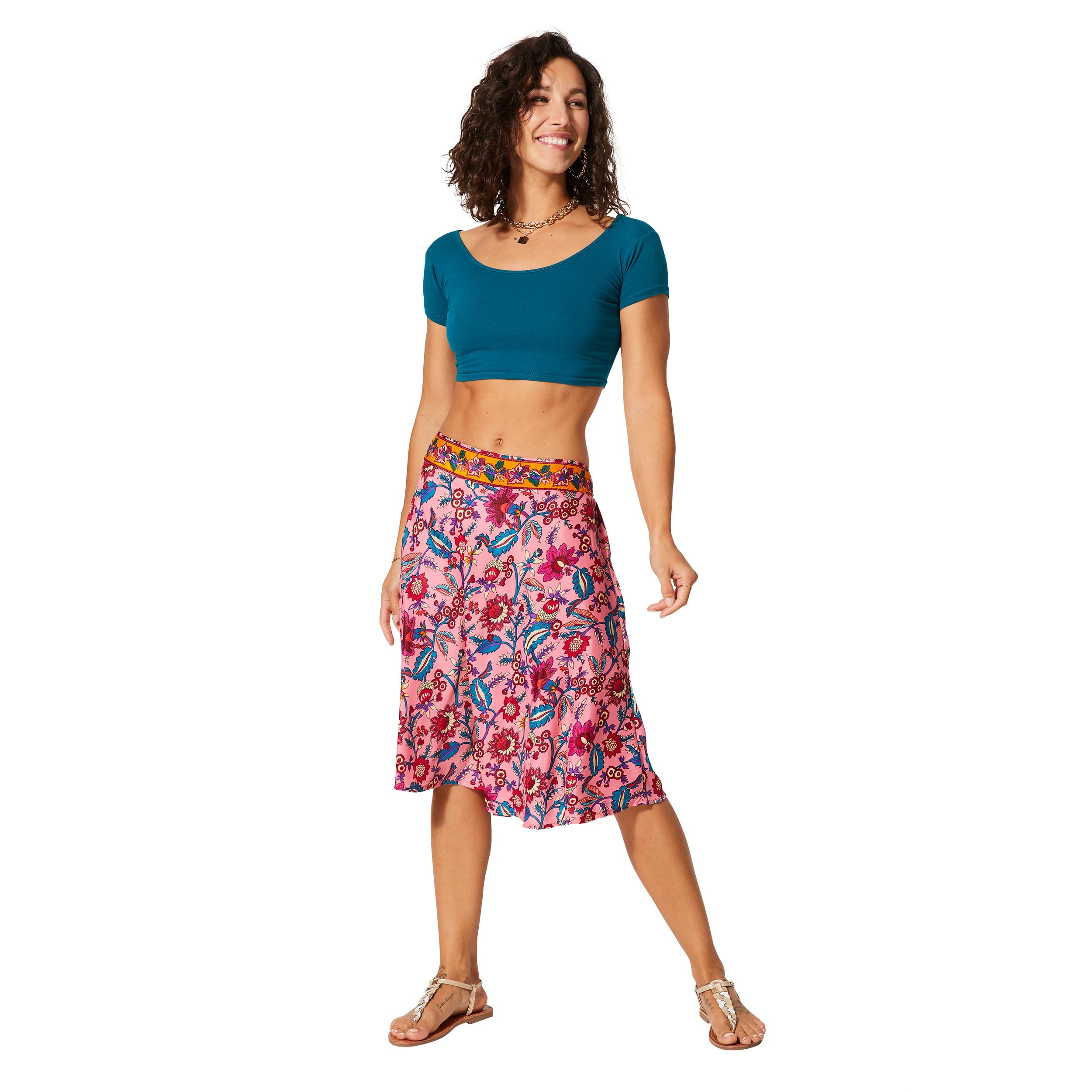 Jupe été courte Samu - 100% polyester - Akoustik Online