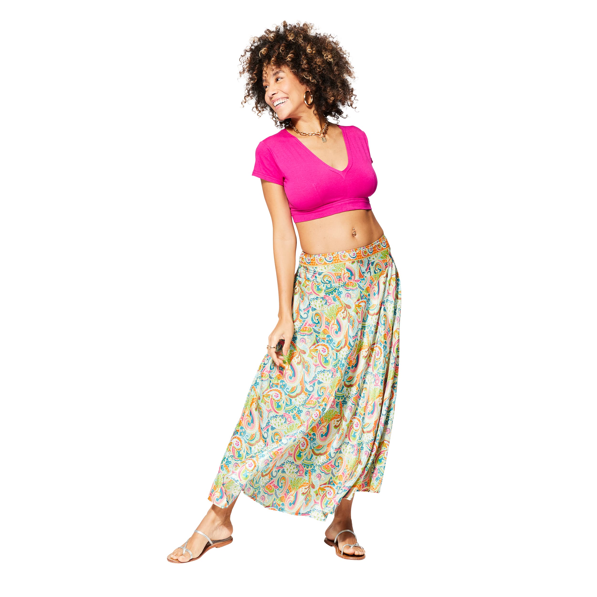 Jupe été longue Ean - 100% polyester - Akoustik Online