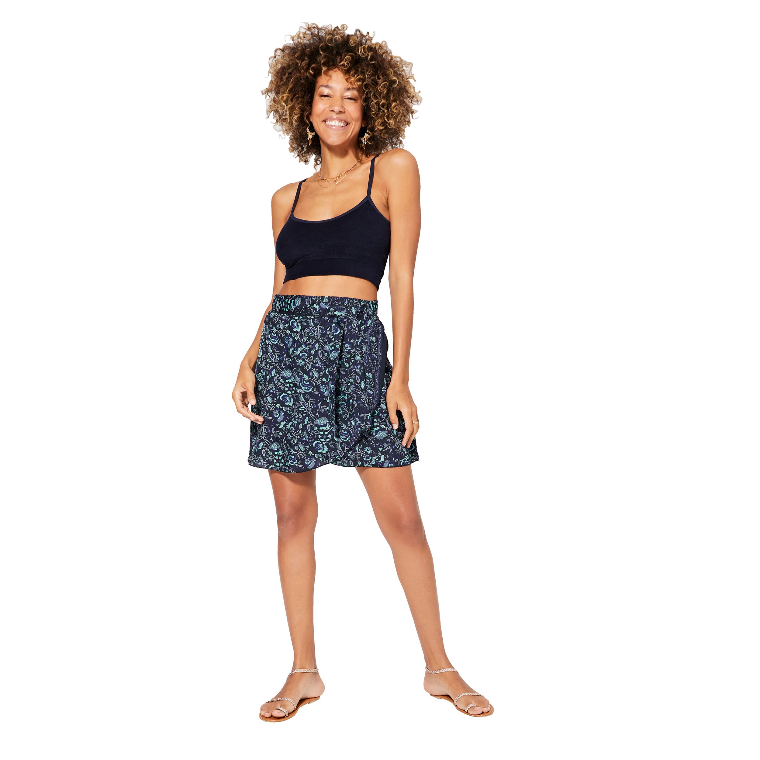 Jupe été courte Léan - 100% polyester - Akoustik Online