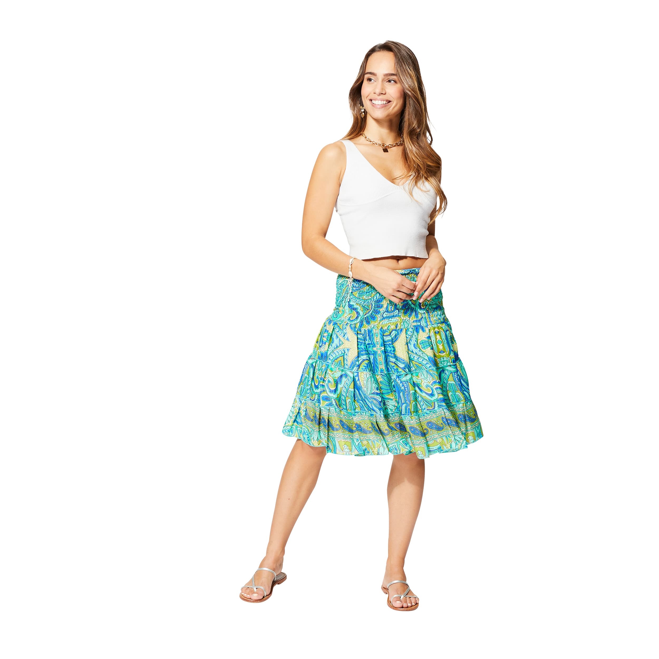 Jupe été courte Roxie - 100% polyester - Akoustik Online