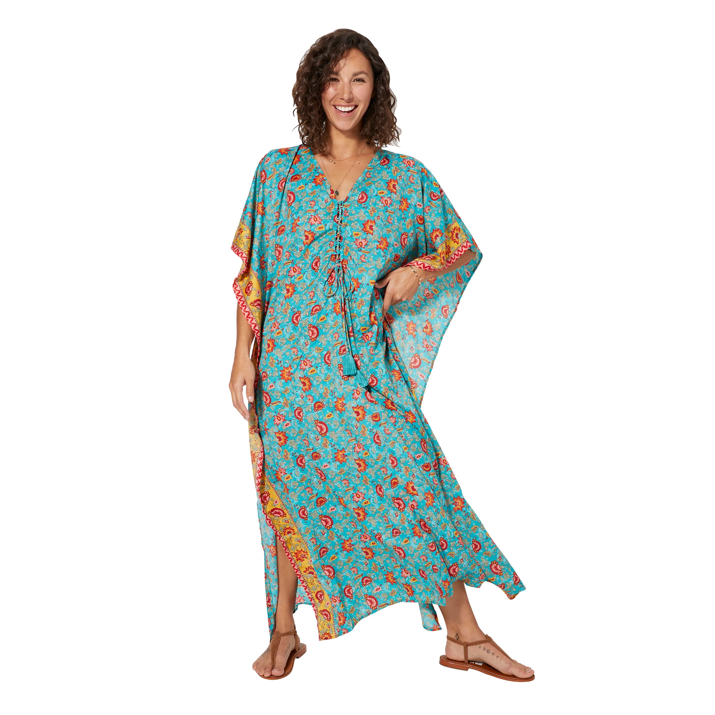 Kaftan été long manches 3/4 Raffaele - Akoustik Online