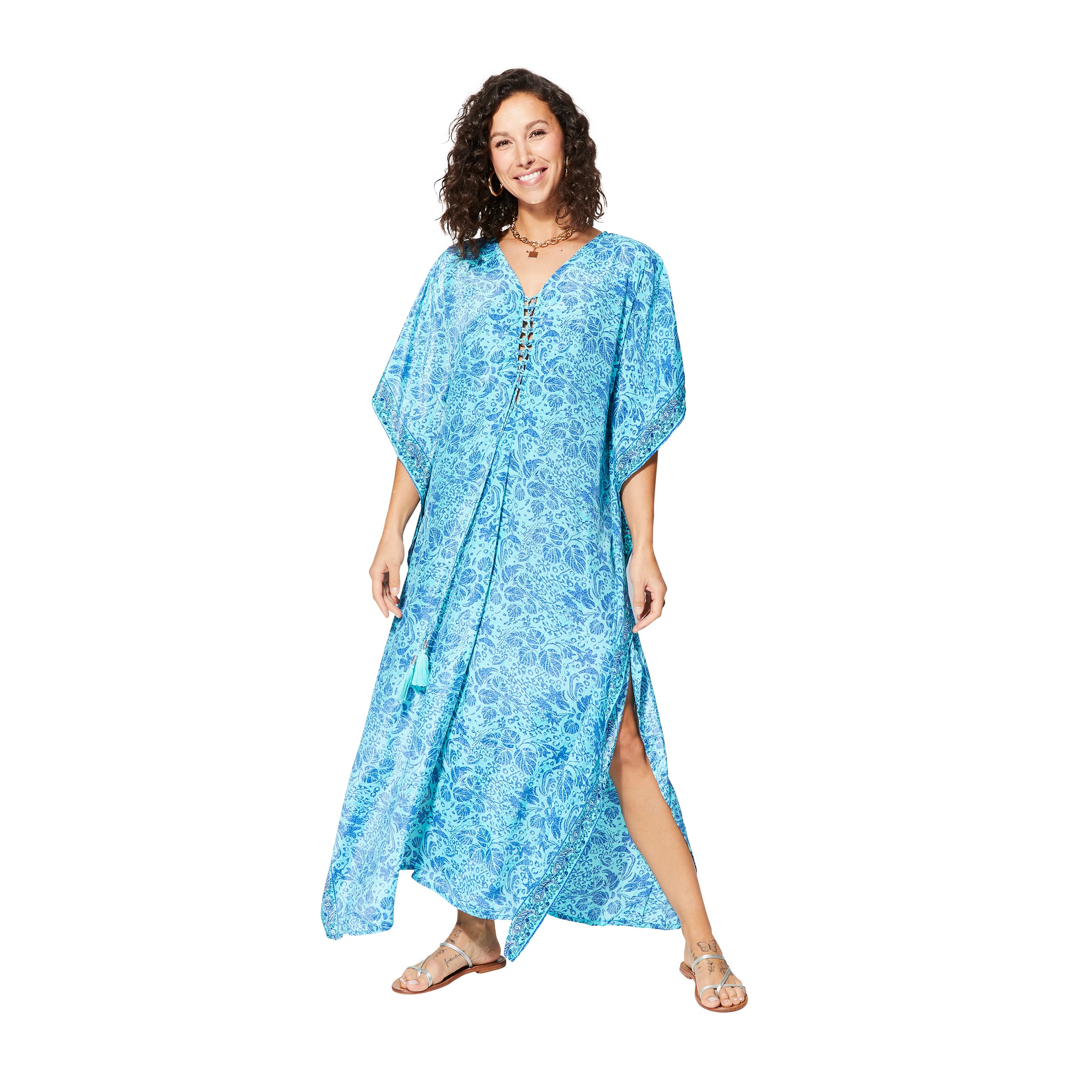 Kaftan été long manches 3/4 Hilbert - 100% polyester - Akoustik Online