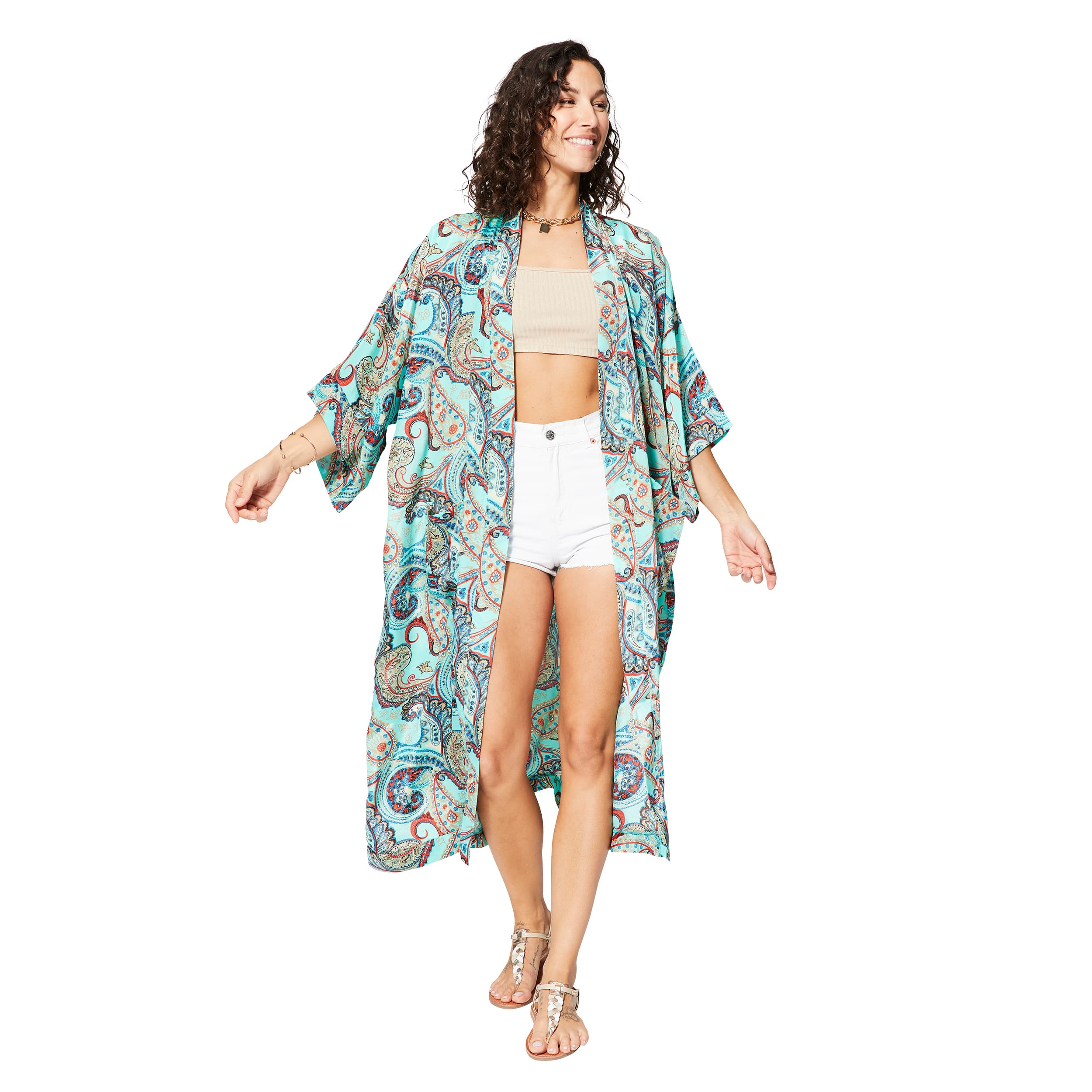 Kimono été long manches 3/4 Jedrzej - 100% polyester - Akoustik Online