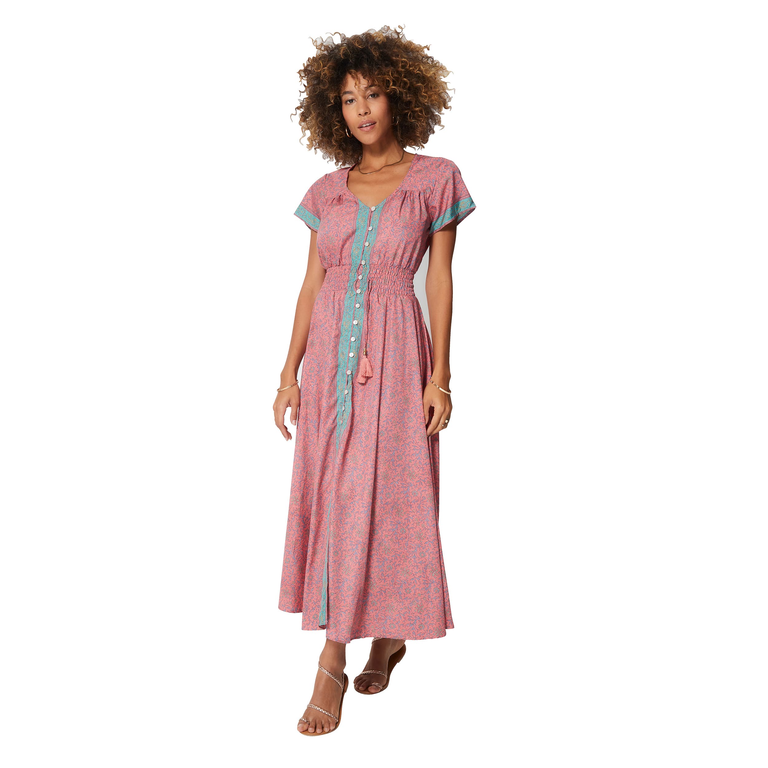Robe été longue manches courtes Jozefo - Akoustik Online
