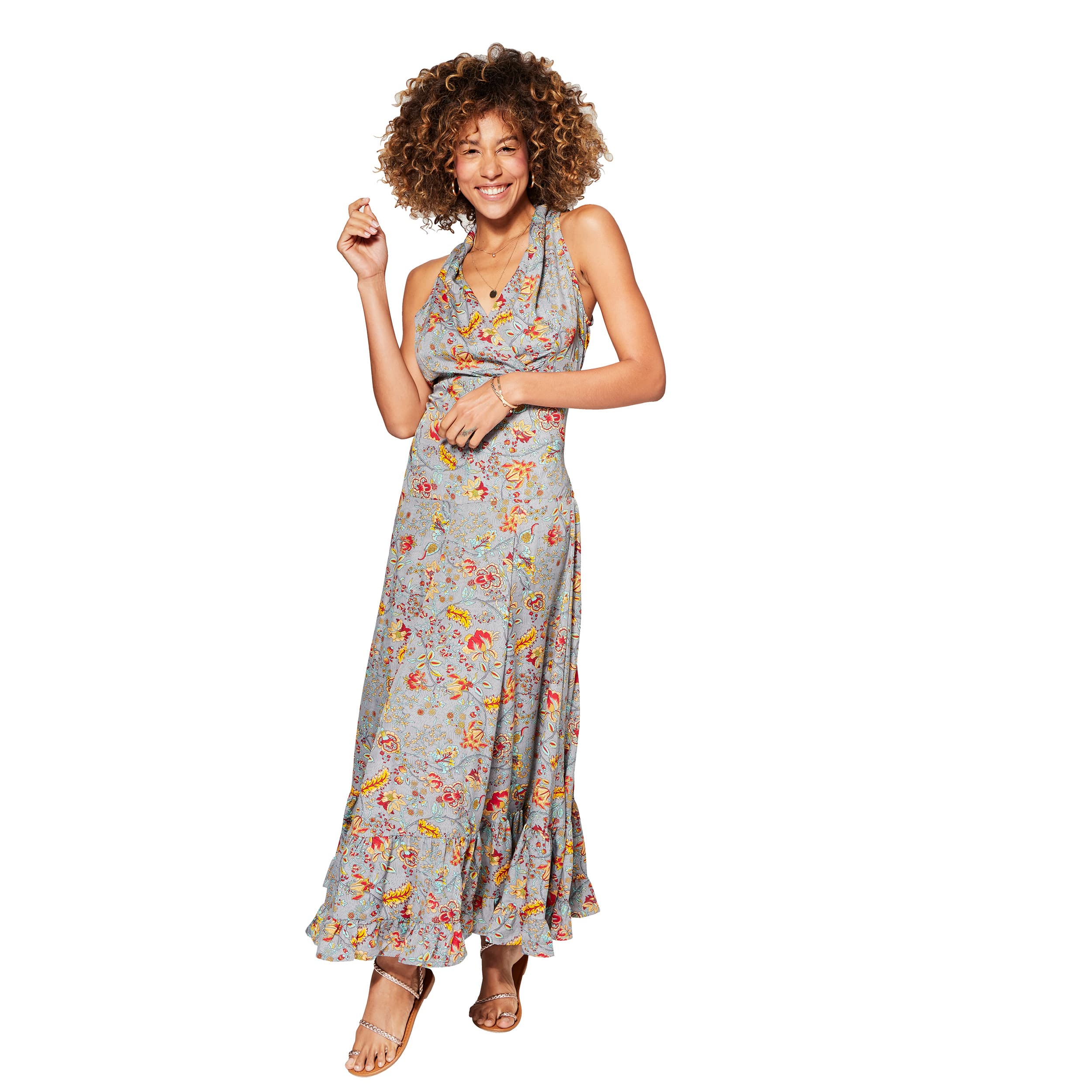 Robe été longue sans manches Euripides - Akoustik Online