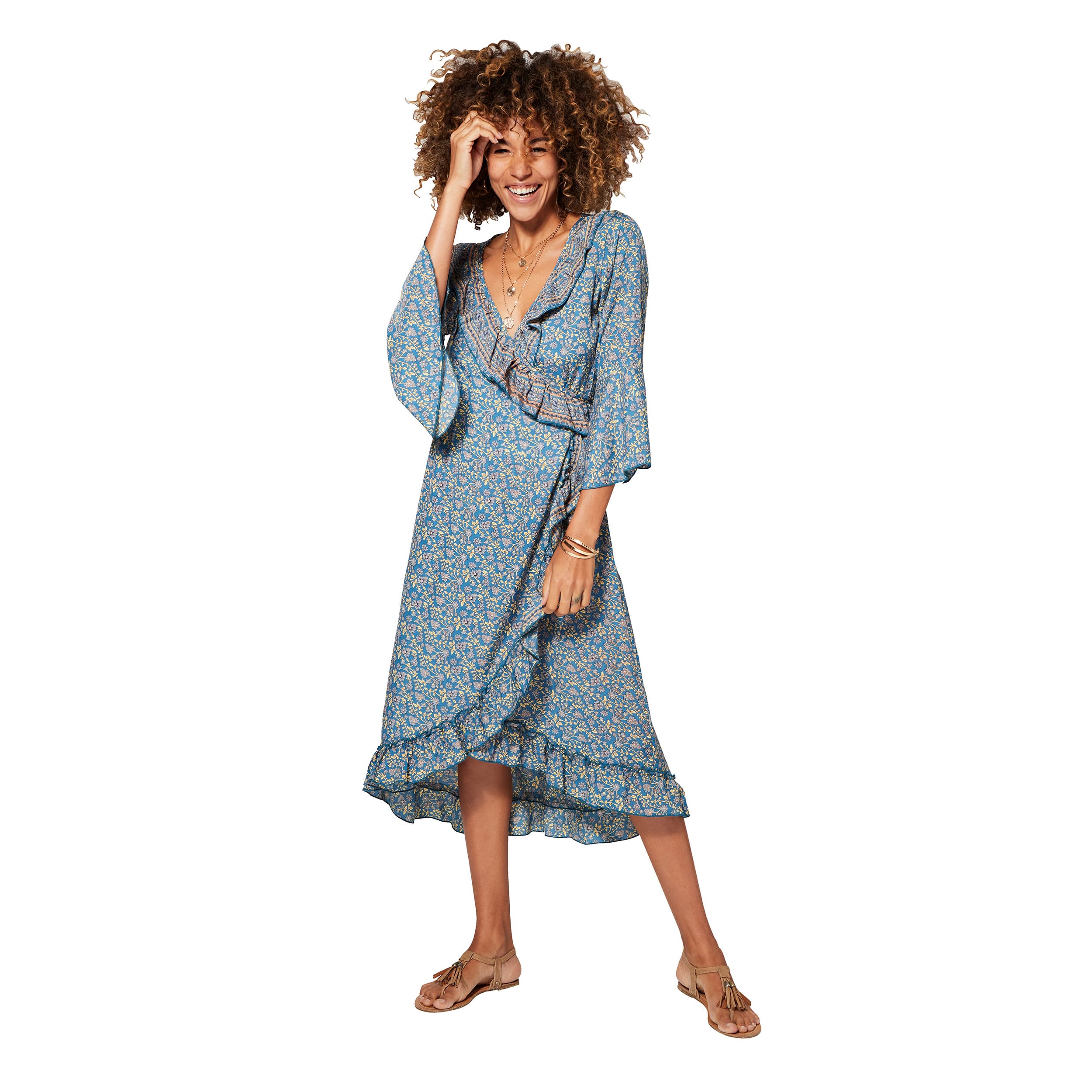 Robe été asymétrique manches 3/4 Harris - Akoustik Online