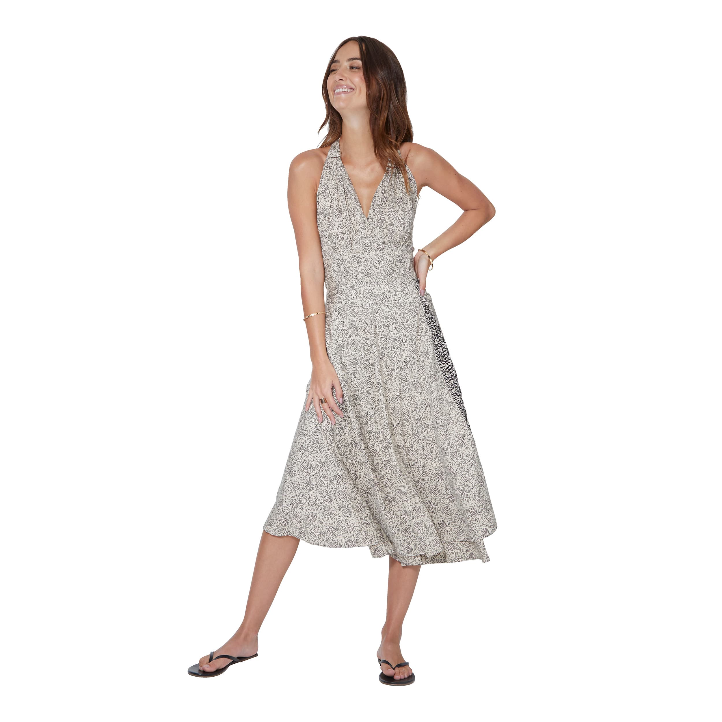 Robe été mi-longue sans manches Stefanie - Akoustik Online