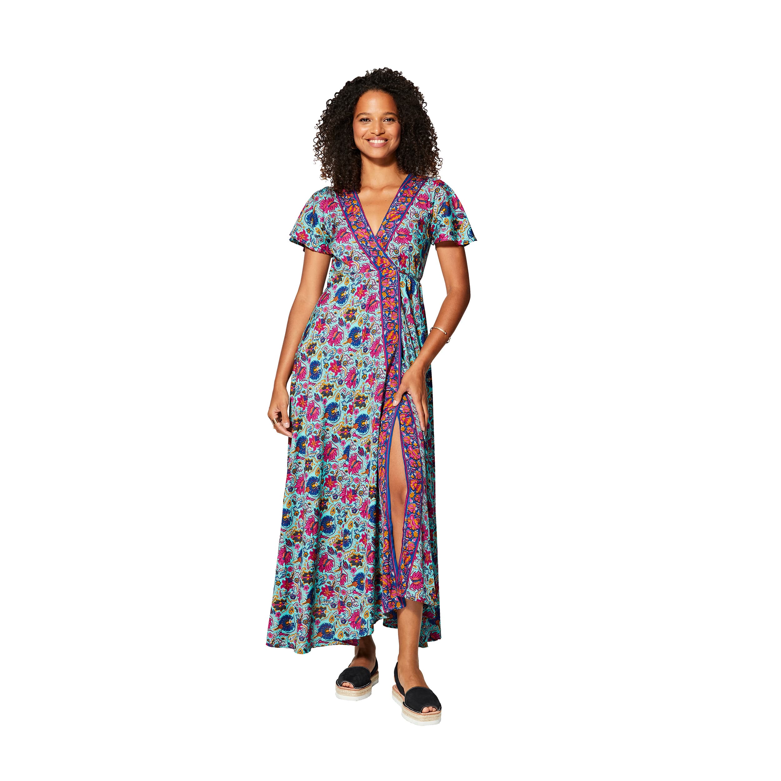Robe été longue manches courtes Laurie - Akoustik Online