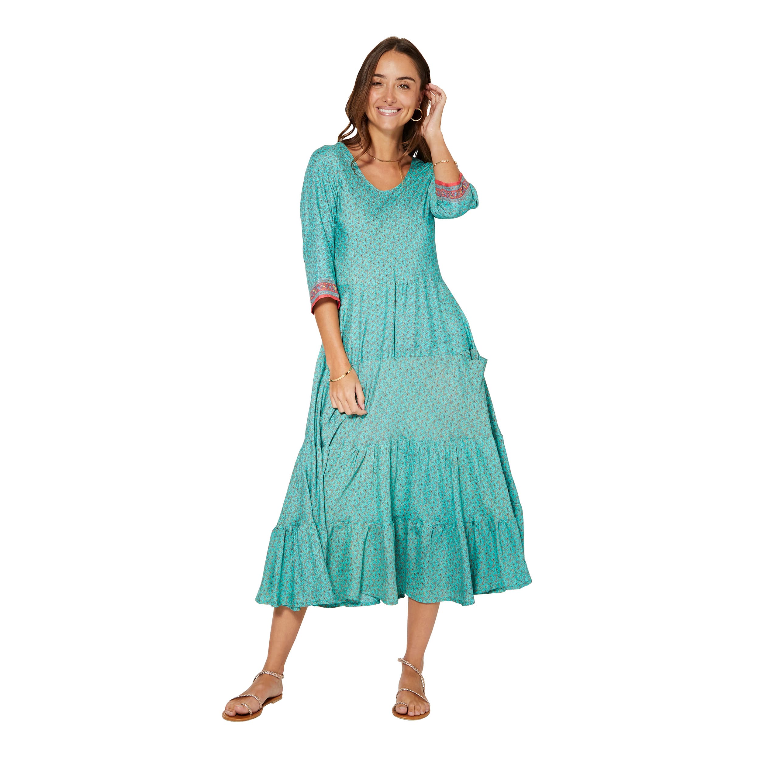 Robe été mi-longue manches 3/4 Sieglinde - Akoustik Online
